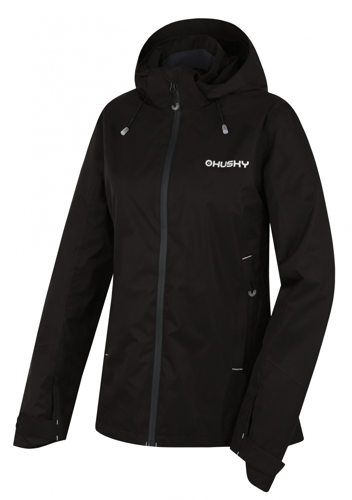Husky Neoni L black, S Dámska hardshell bunda