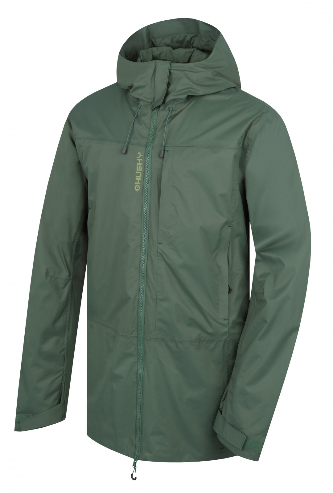 Husky Nestia M green, XXL Pánsky hardshell kabát