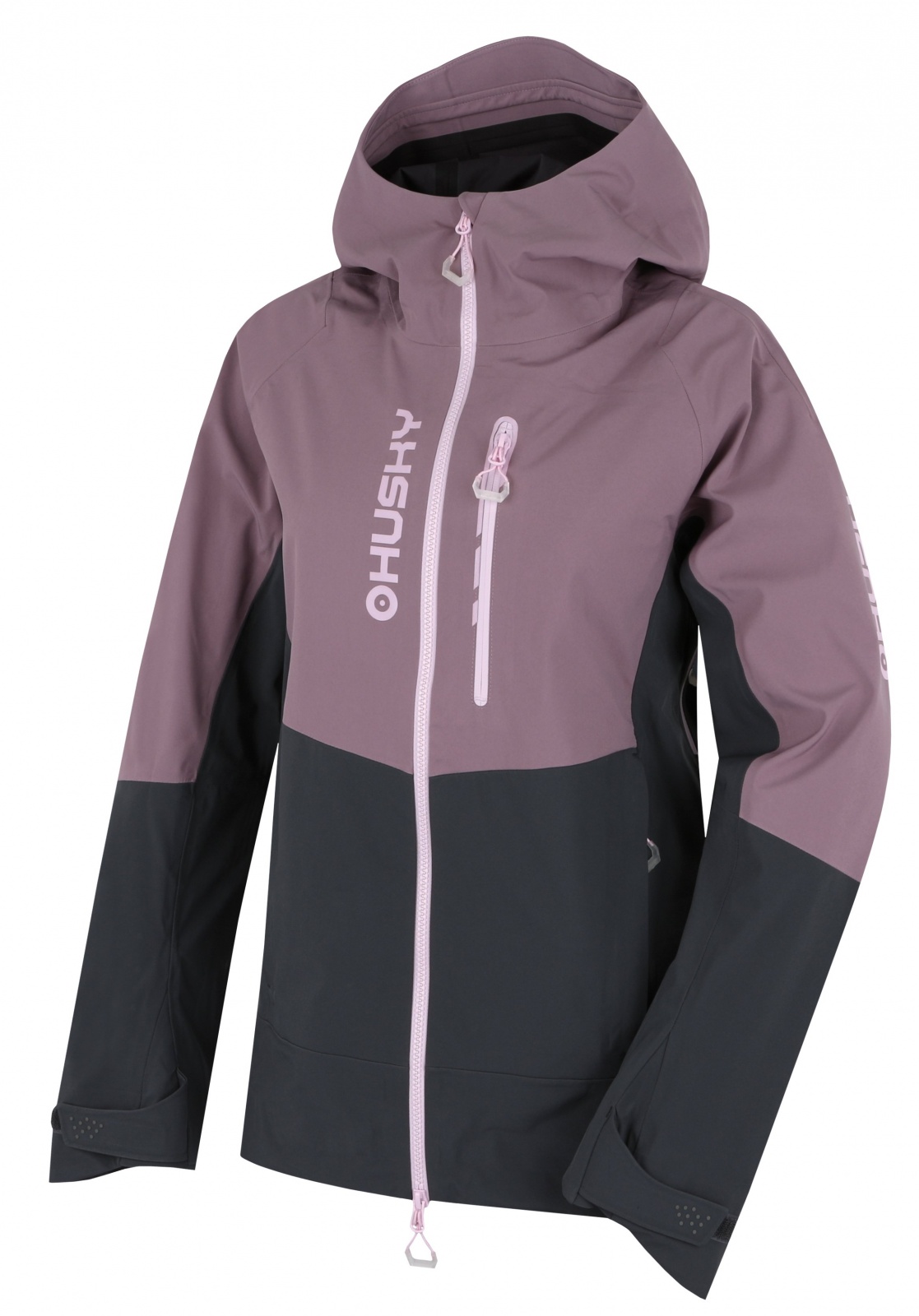 Husky Nicco L purple/grey, XL Dámska hardshell bunda