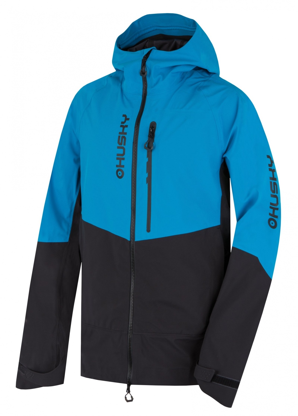 Husky Nicco M blue/black, XXL Pánska hardshell bunda