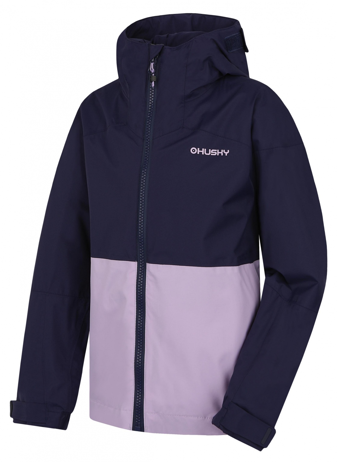 Husky Nicker K purple, 164 Detská hardshellová bunda