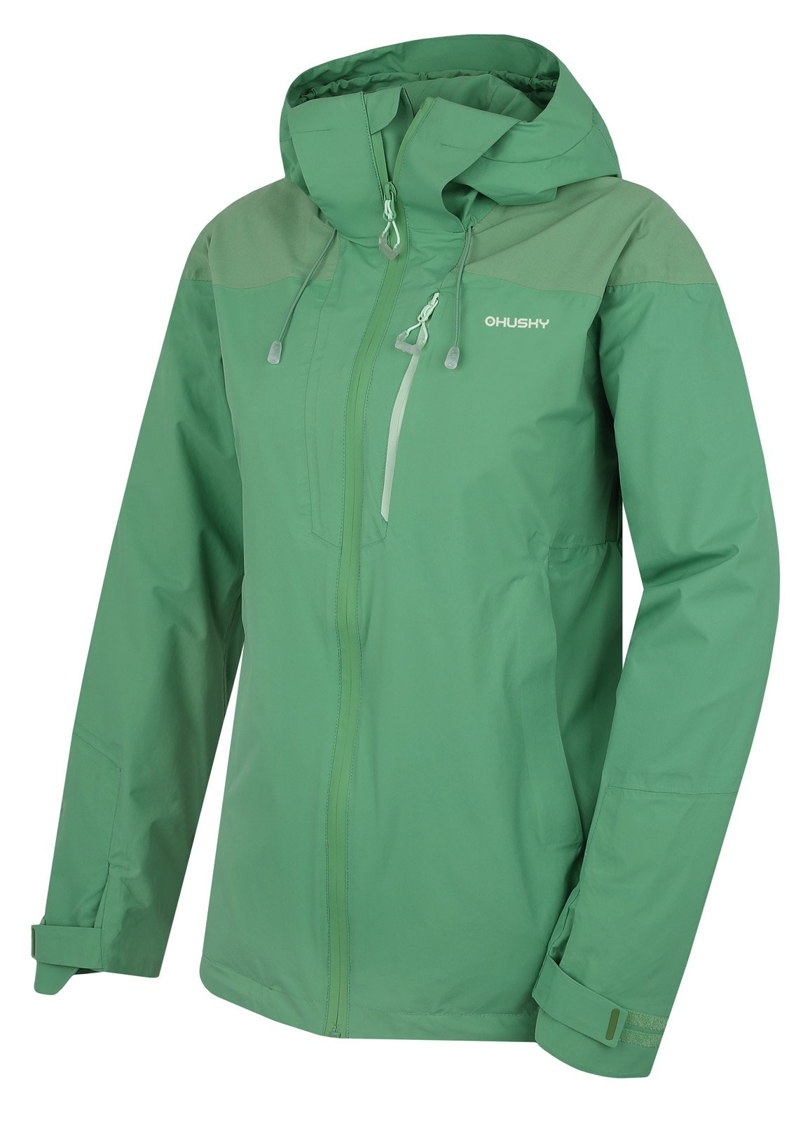 Husky Nicker L zelená, XL Dámska hardshellová bunda