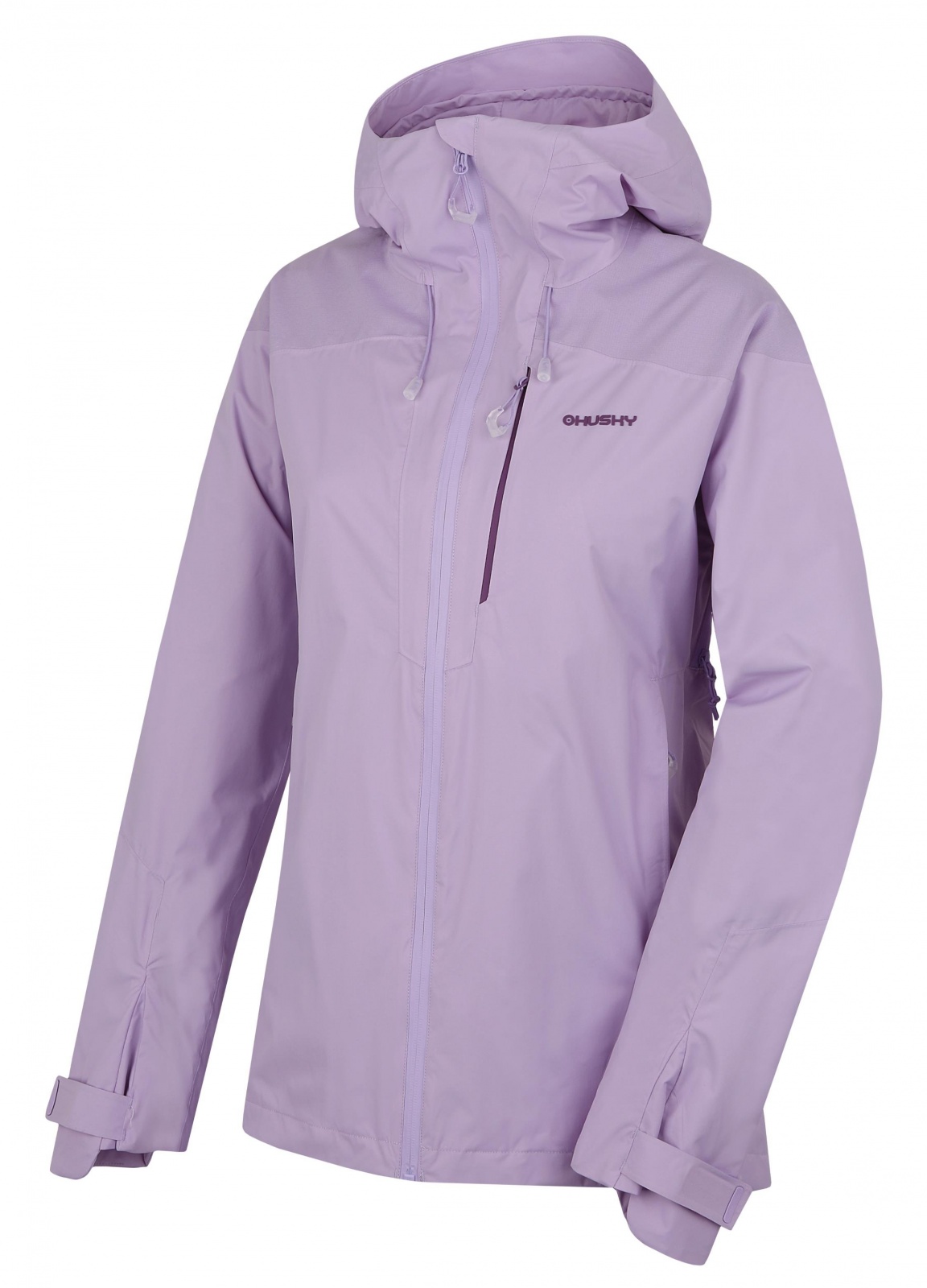 Husky Nicker L light purple, M Dámska hardshellová bunda