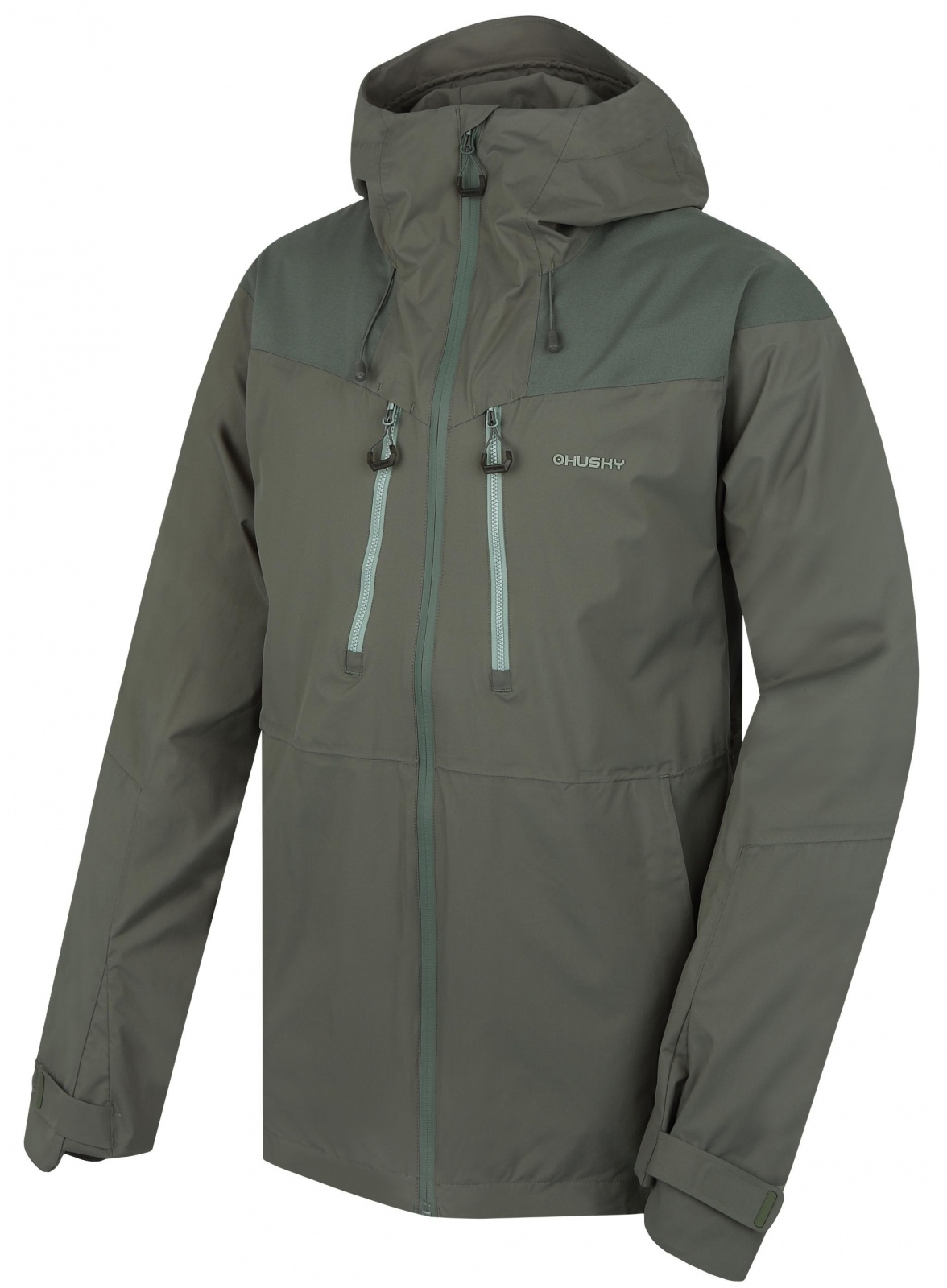 Husky Nicker M faded green, XL Pánska hardshellová bunda