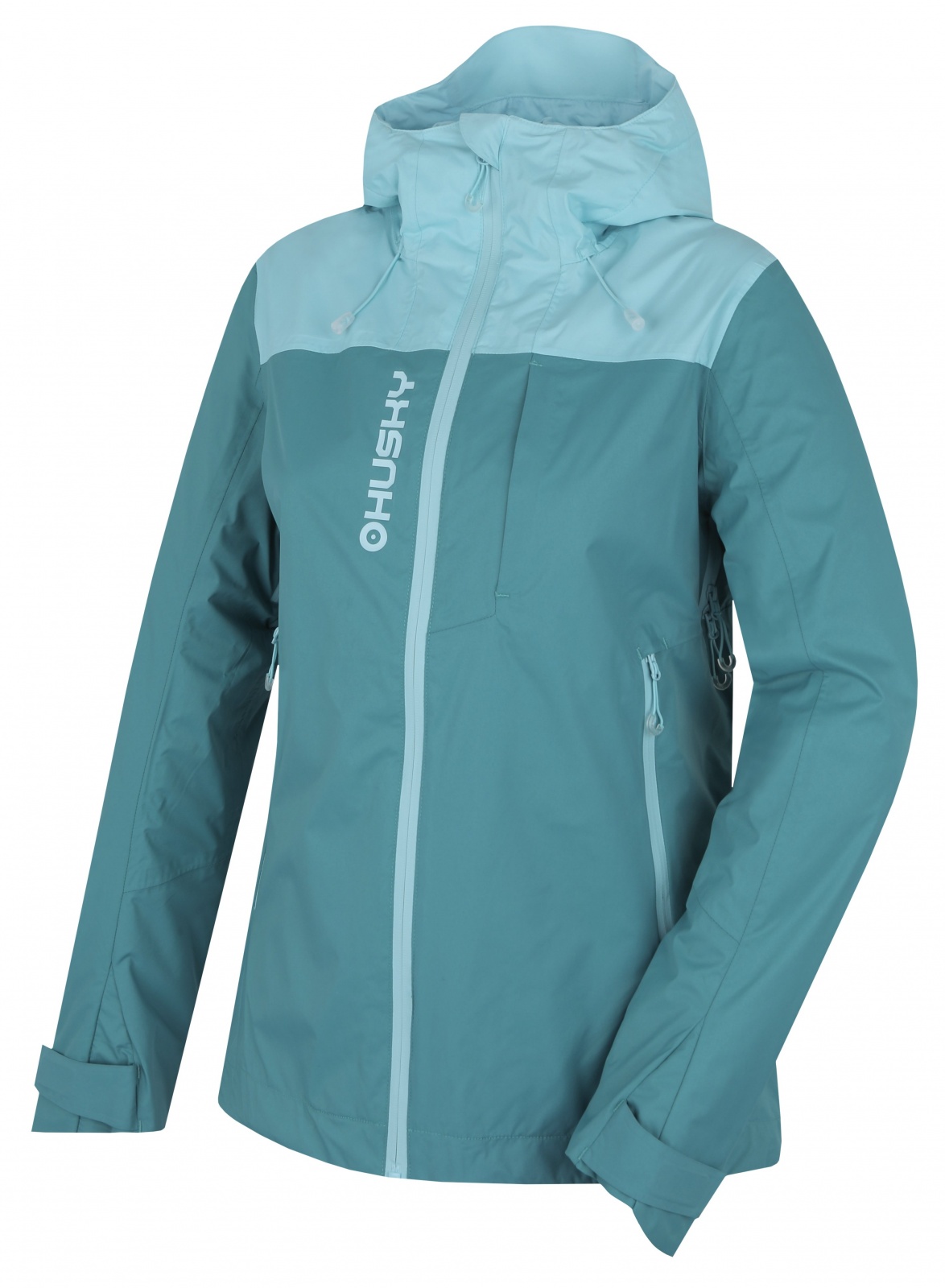 Husky Nickin L turquoise, XXL Dámska hardshell bunda