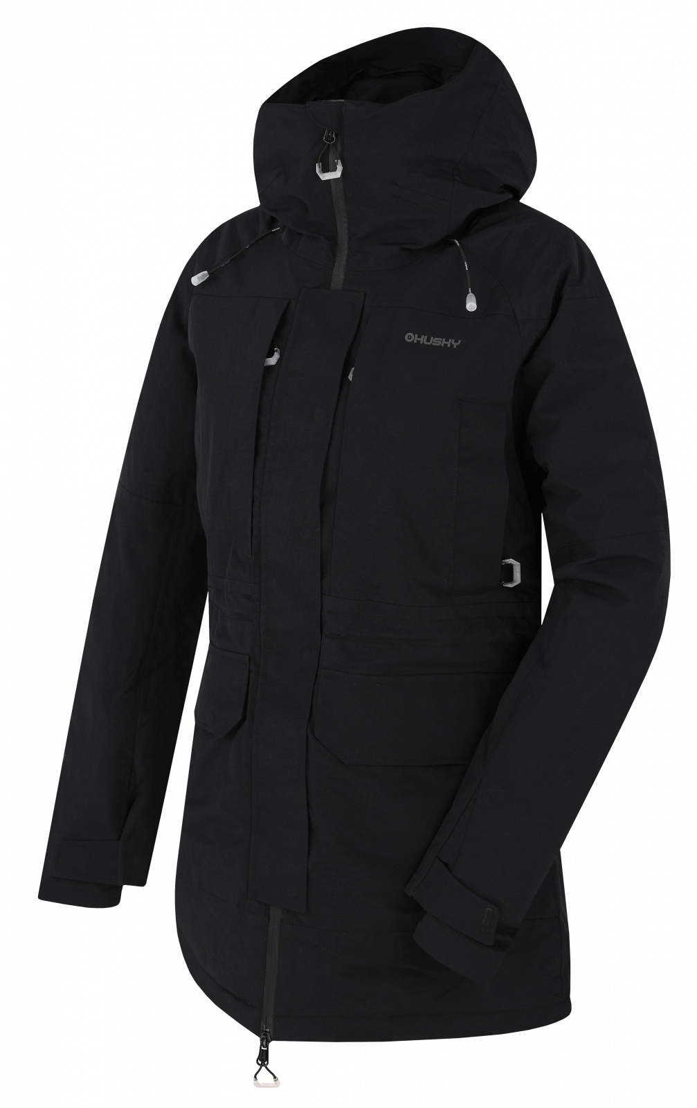 Husky Nigalo L black, S Dámska hardshell bunda
