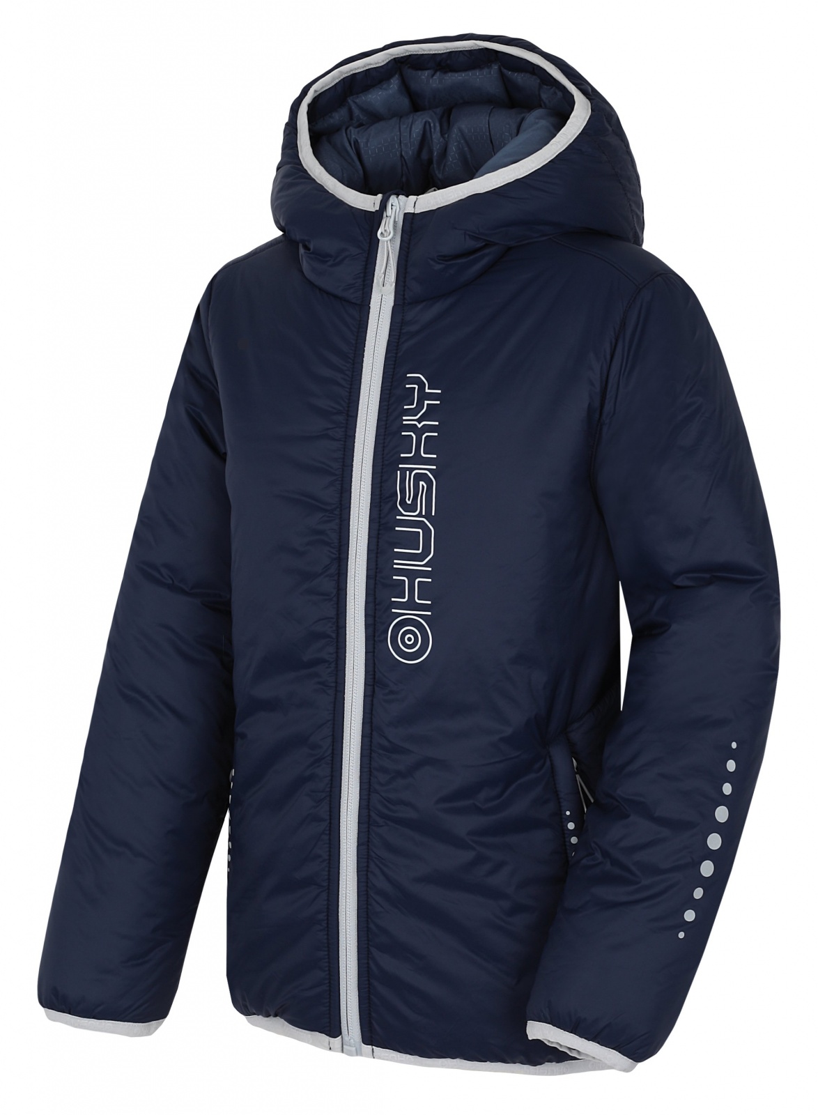 Husky Nix K dark blue, 140 Detská plnená ultraľahká bunda