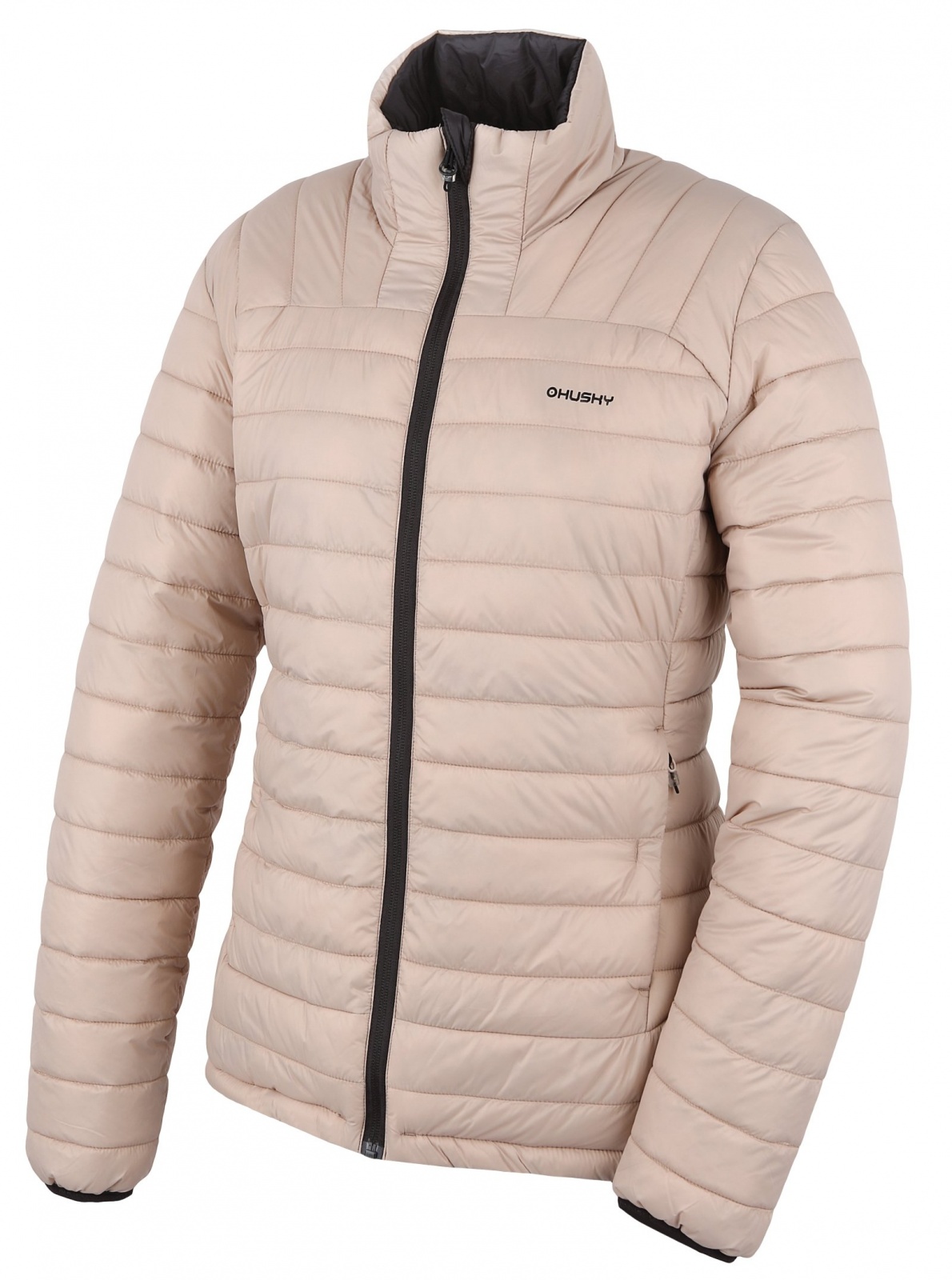 Husky Nodiq L beige/black, L Dámska plnená obojstranná bunda