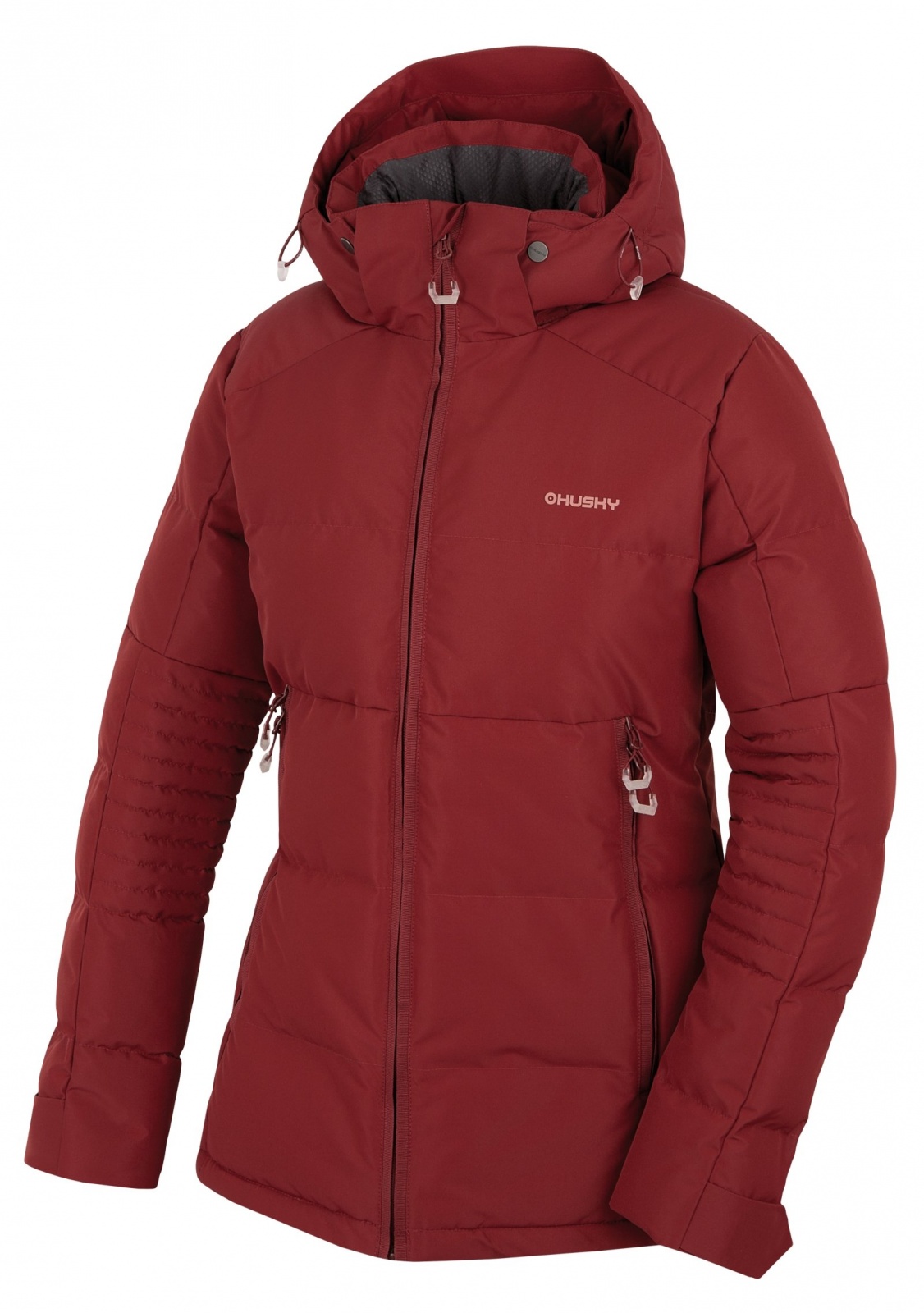 Husky Norel L dark bordo, XXL Dámska plnená zimná bunda