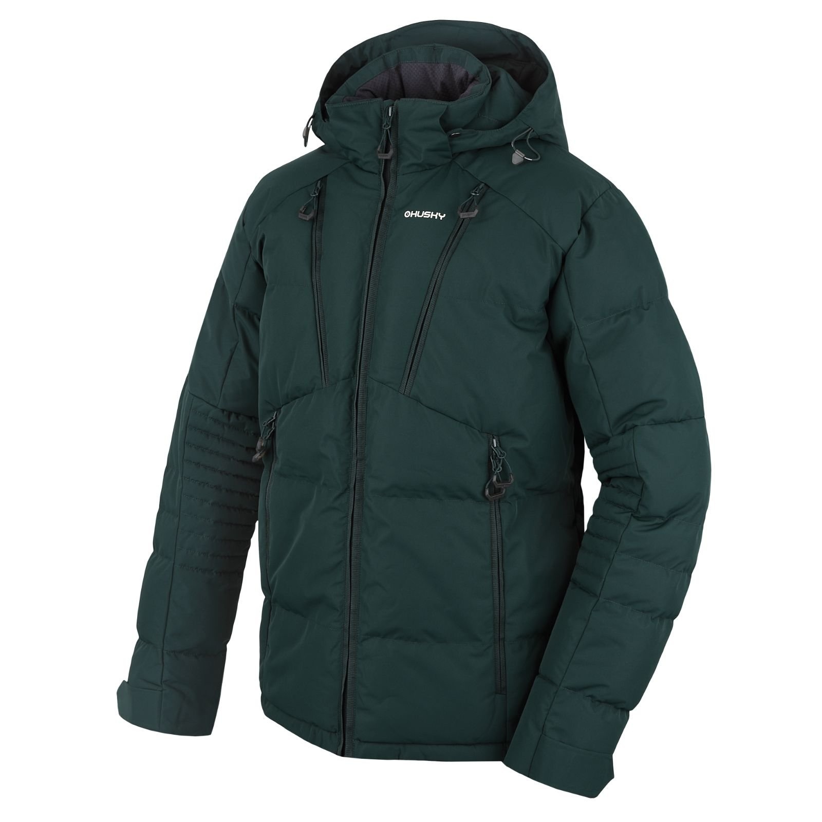 Husky Norel M dark green, S Pánska plnená zimná bunda