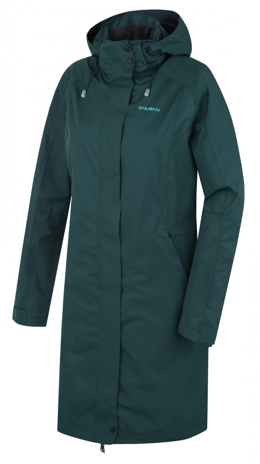 Husky Nut L dk. green, M Dámsky hardshell kabát
