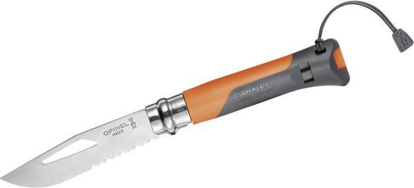 Opinel  VR N°08 Outdoor oranžová Zatvárací nôž