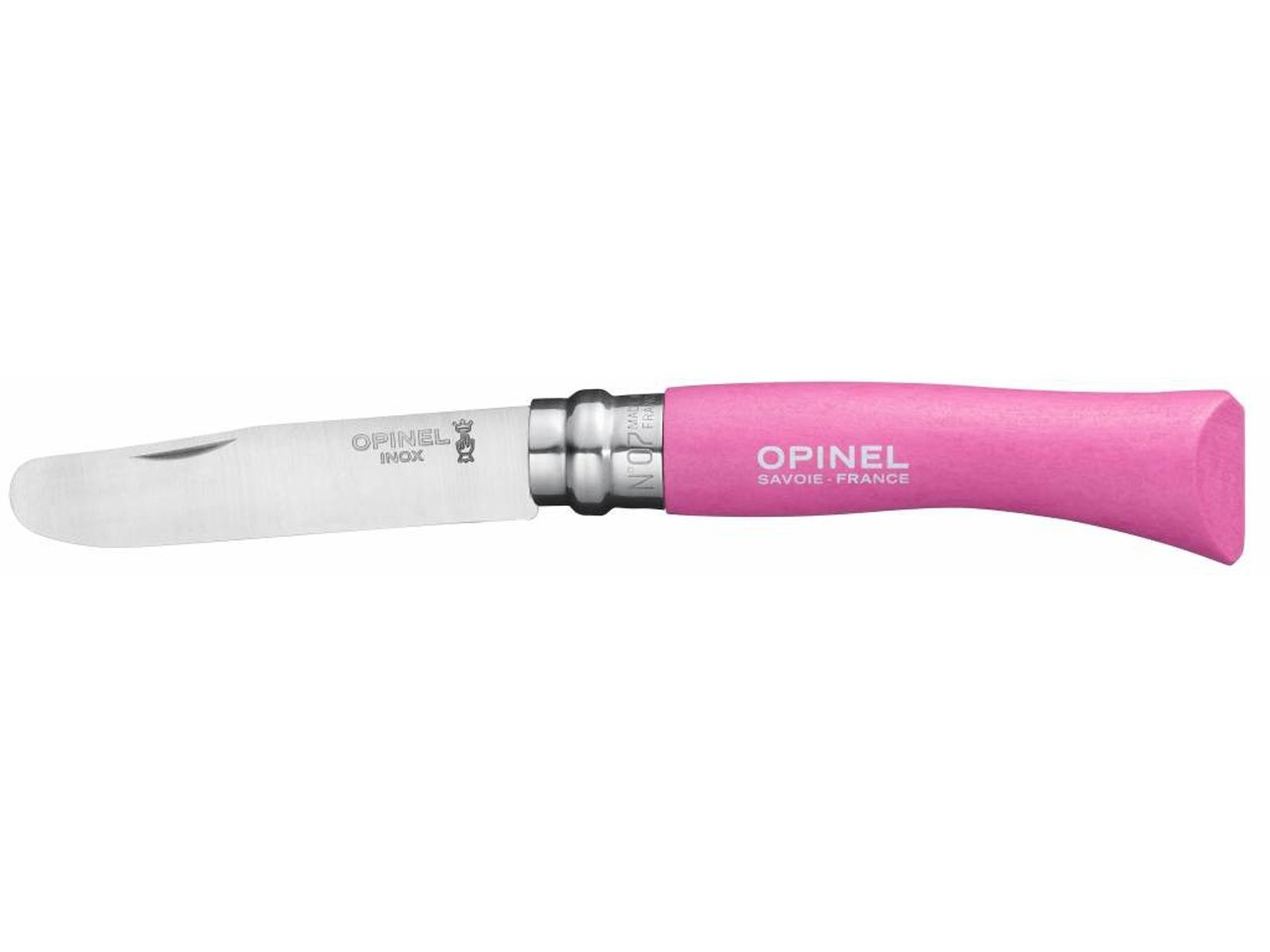 Opinel VRI N°07 My First fuchsiová Zatvárací nôž