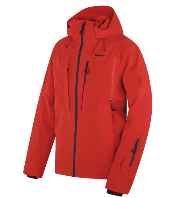 Husky Montry M red, XL Pánska lyžiarska bunda