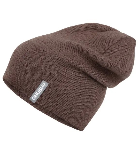 Husky Merhat 2 brown, L-XL Pánská merino čepice