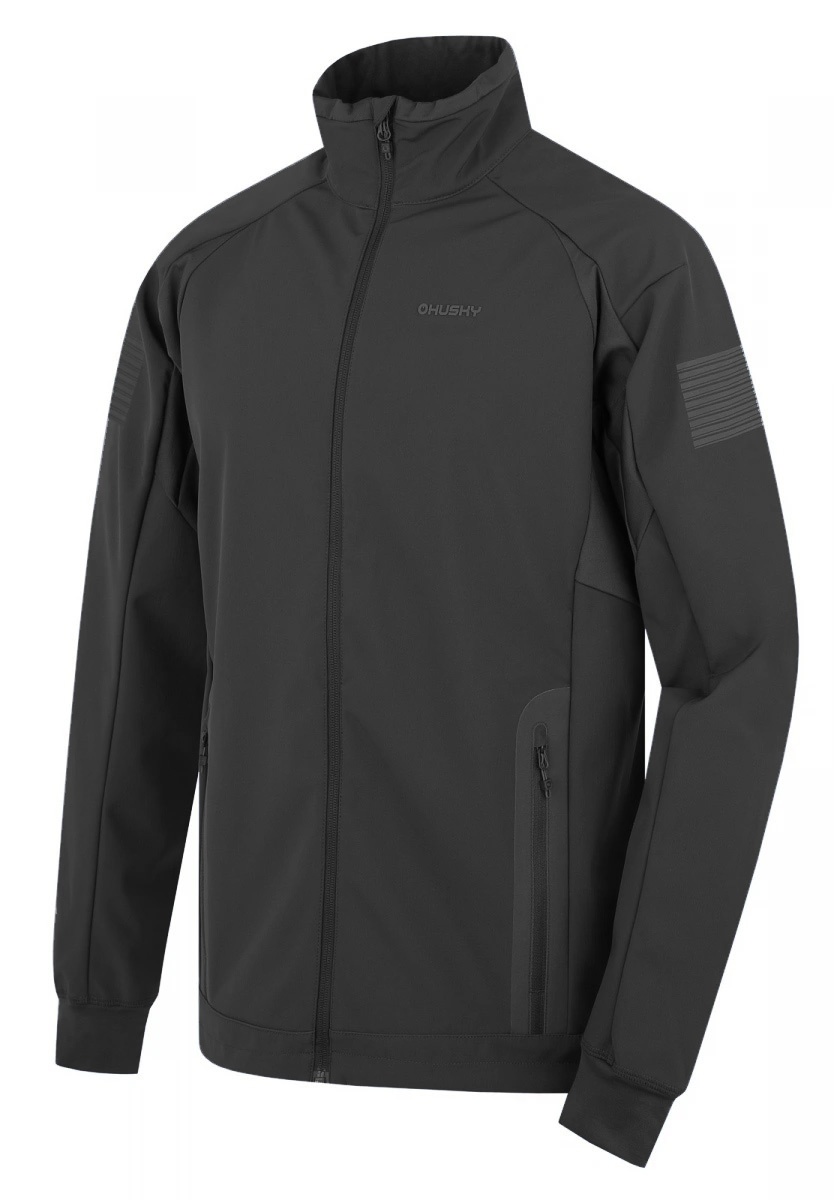 Husky Scooby M tm. šedá, M Pánska softshell bunda