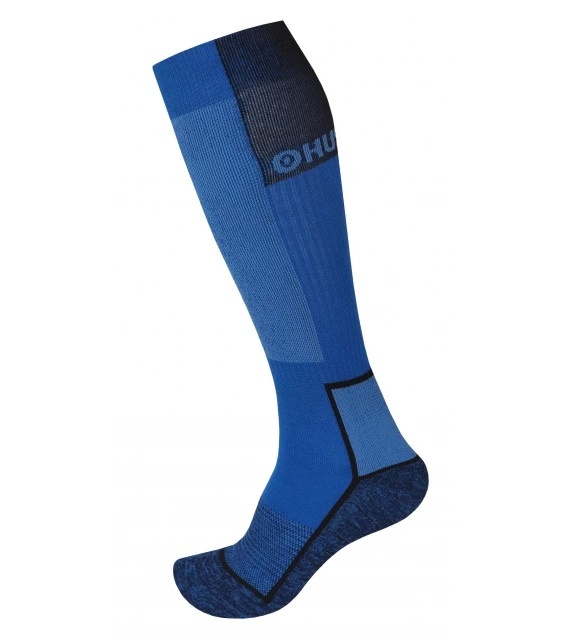 Husky Snow-ski modrá/čierna, L(41-44) Podkolienky