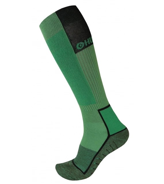 Husky Snow-ski zelená/čierna, M(36-40) Podkolienky
