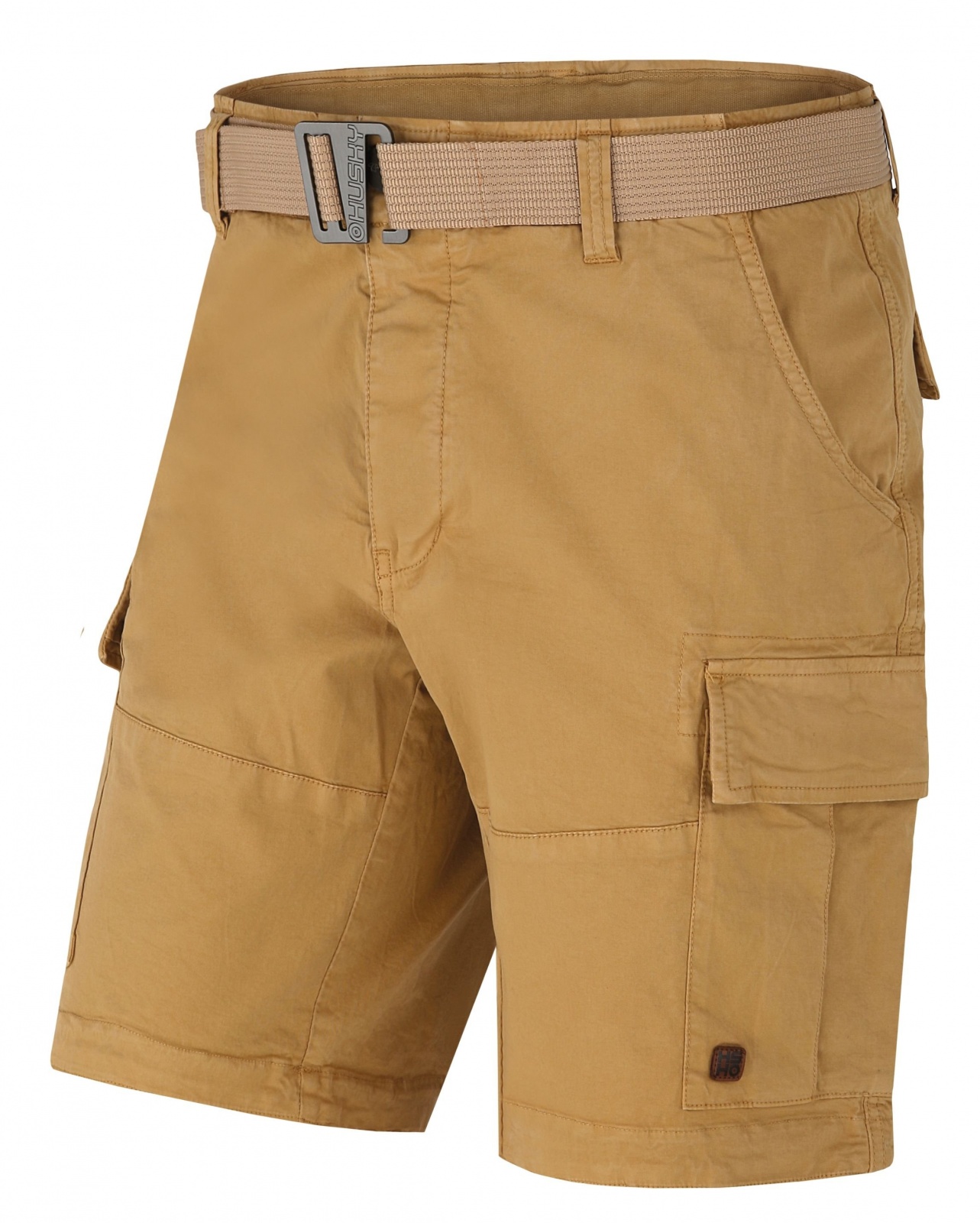 Husky Ropy M beige, M Pánske bavlnené kraťasy