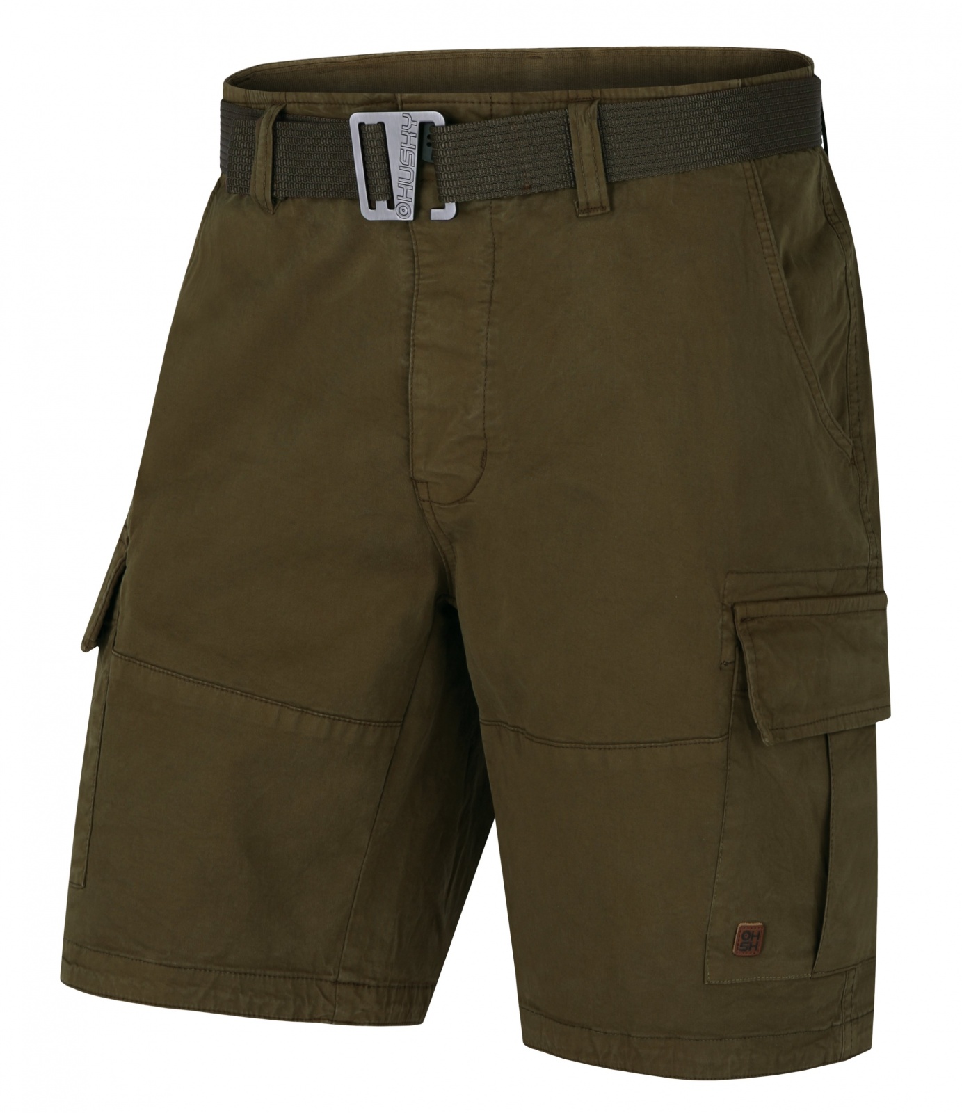 Husky Ropy M khaki, L Pánske bavlnené kraťasy