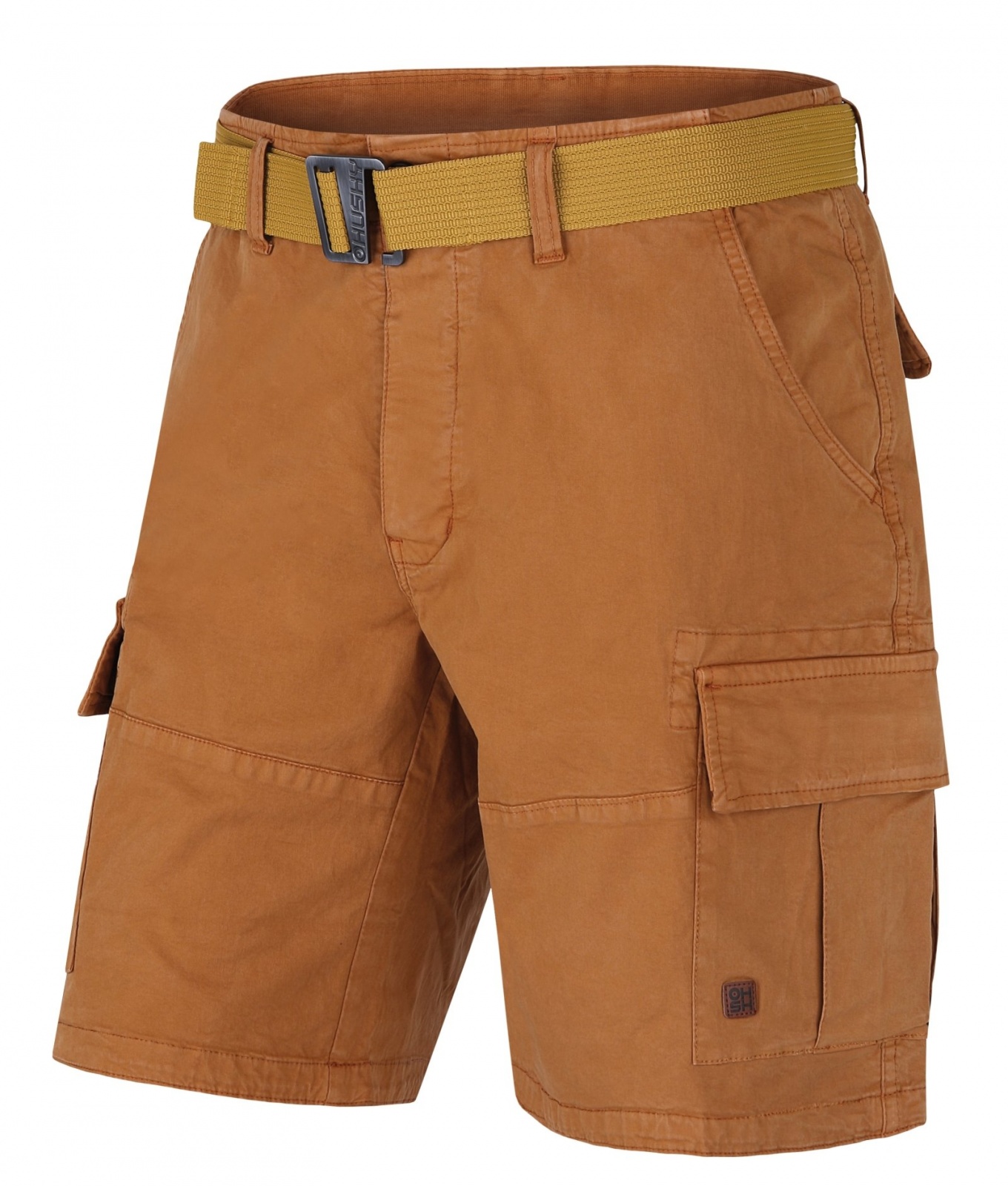 Husky Ropy M mustard, XL Pánske bavlnené kraťasy
