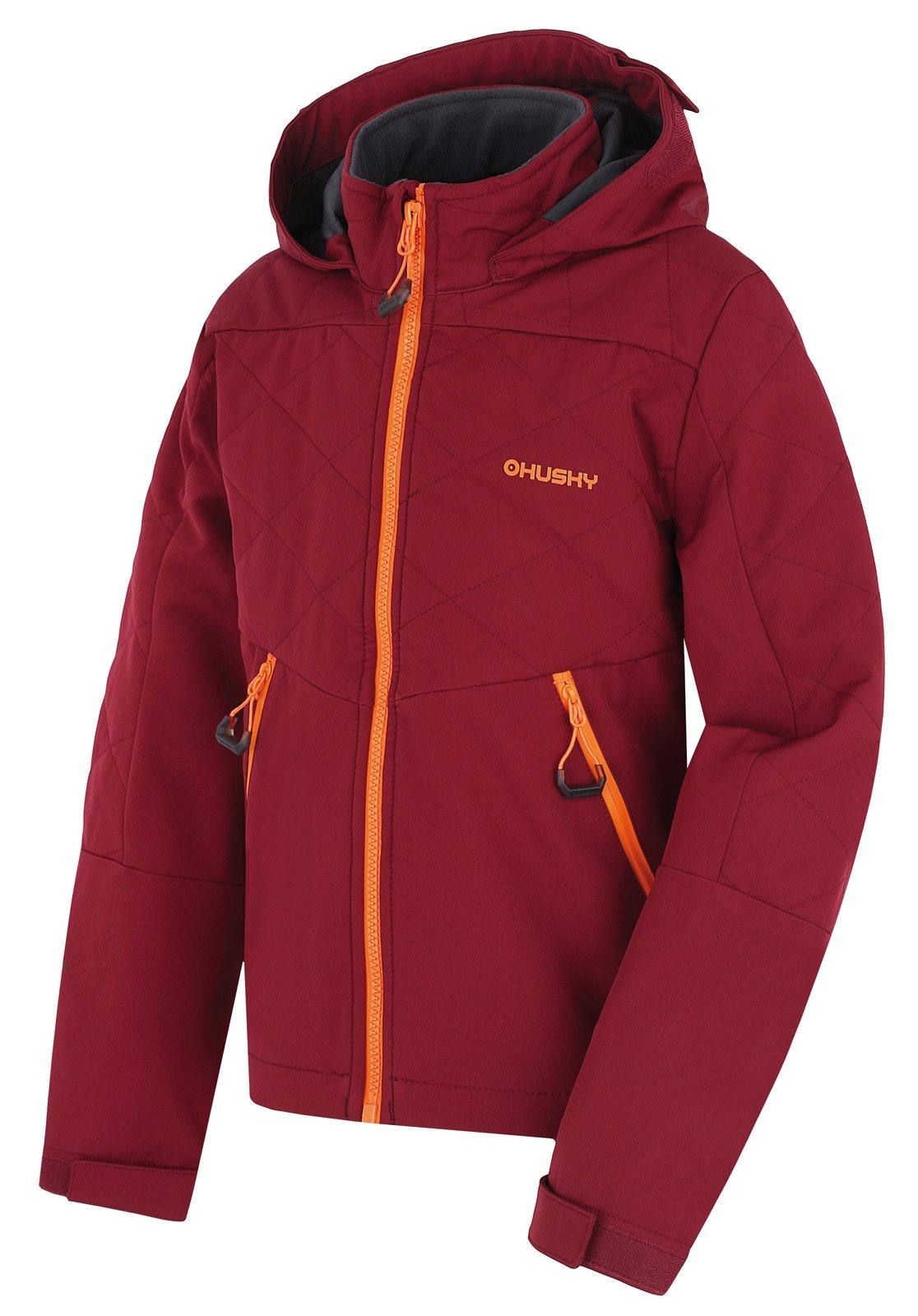 Husky Salex K bordo, 122 Detská softshell bunda