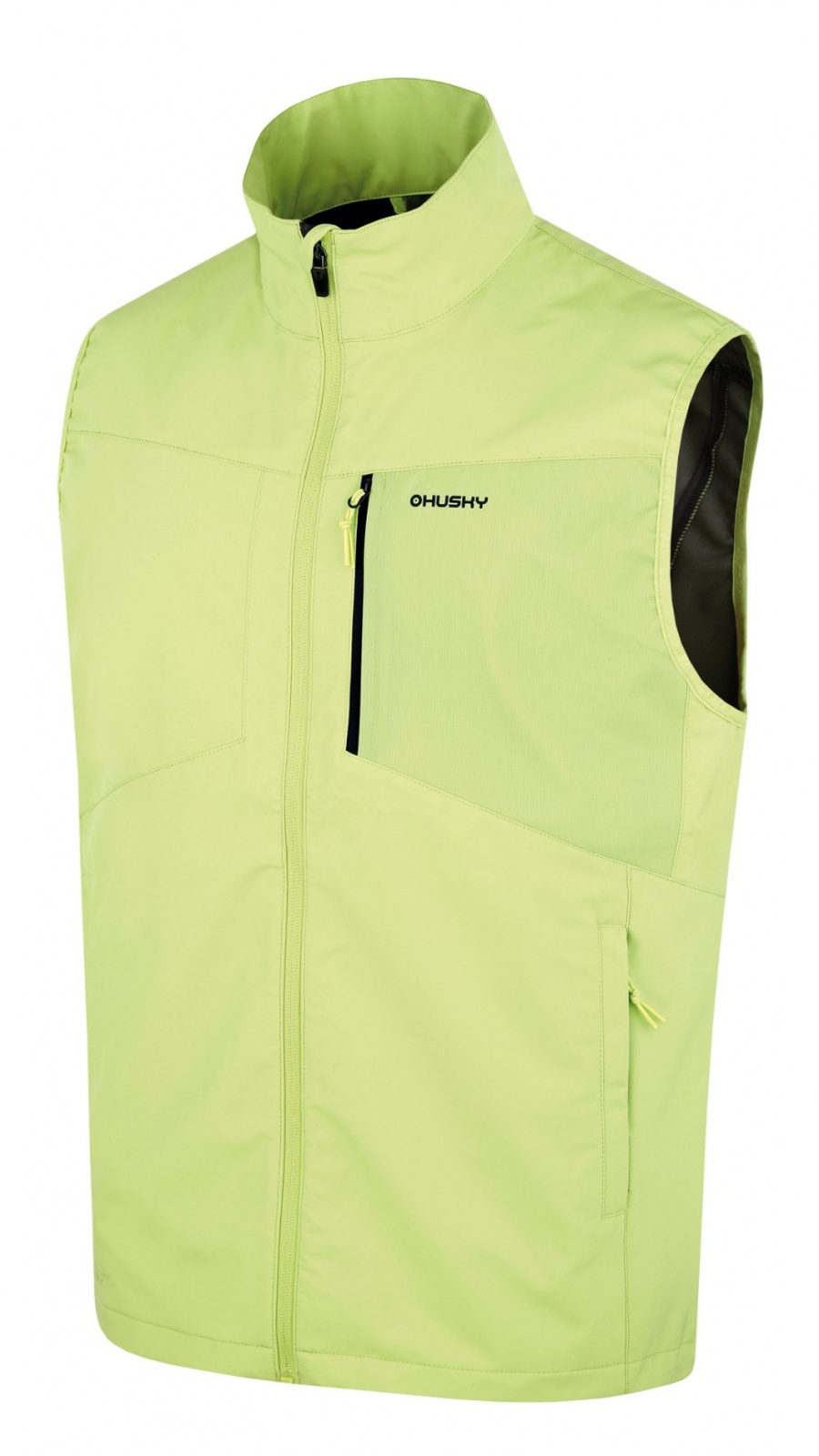 Husky Salien M lt. green, M Pánska softshell vesta