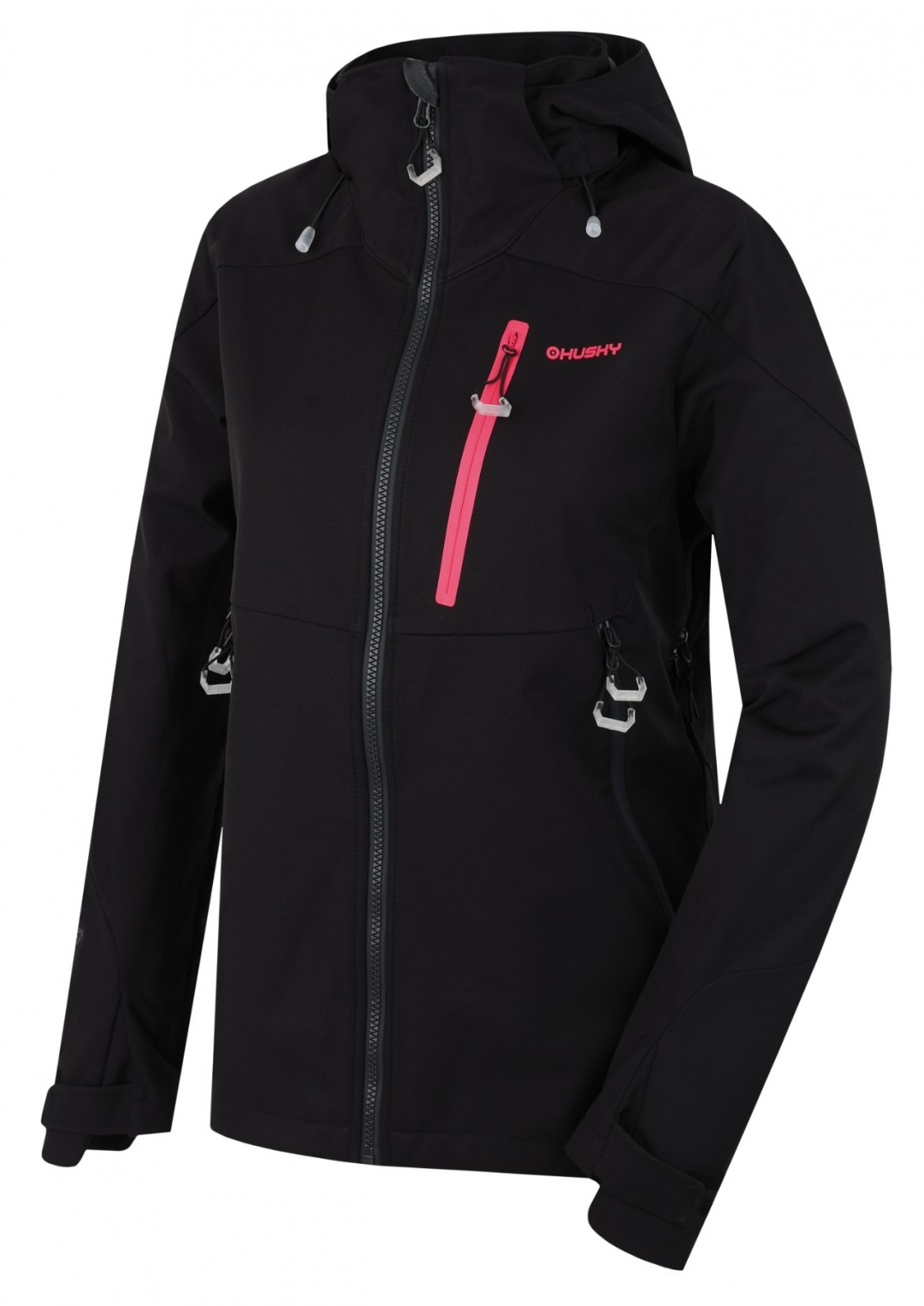 Husky Sauri L black, XL Dámska softshellová bunda