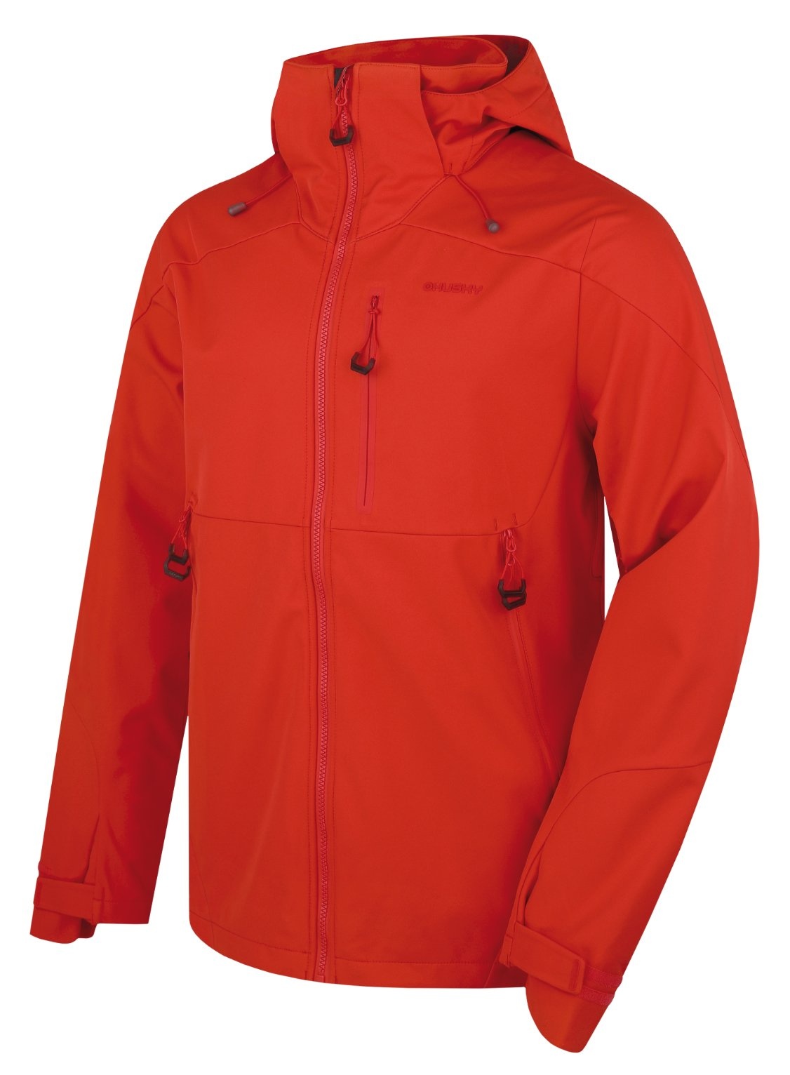 Husky Sauri M red, M Pánska softshell bunda