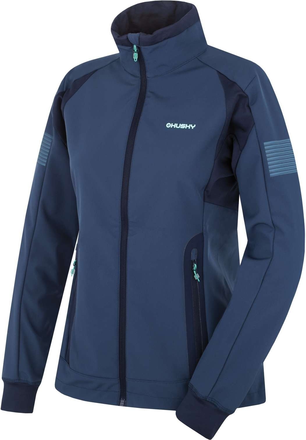 Husky Scooby L dk. blue, L Dámska softshell bunda