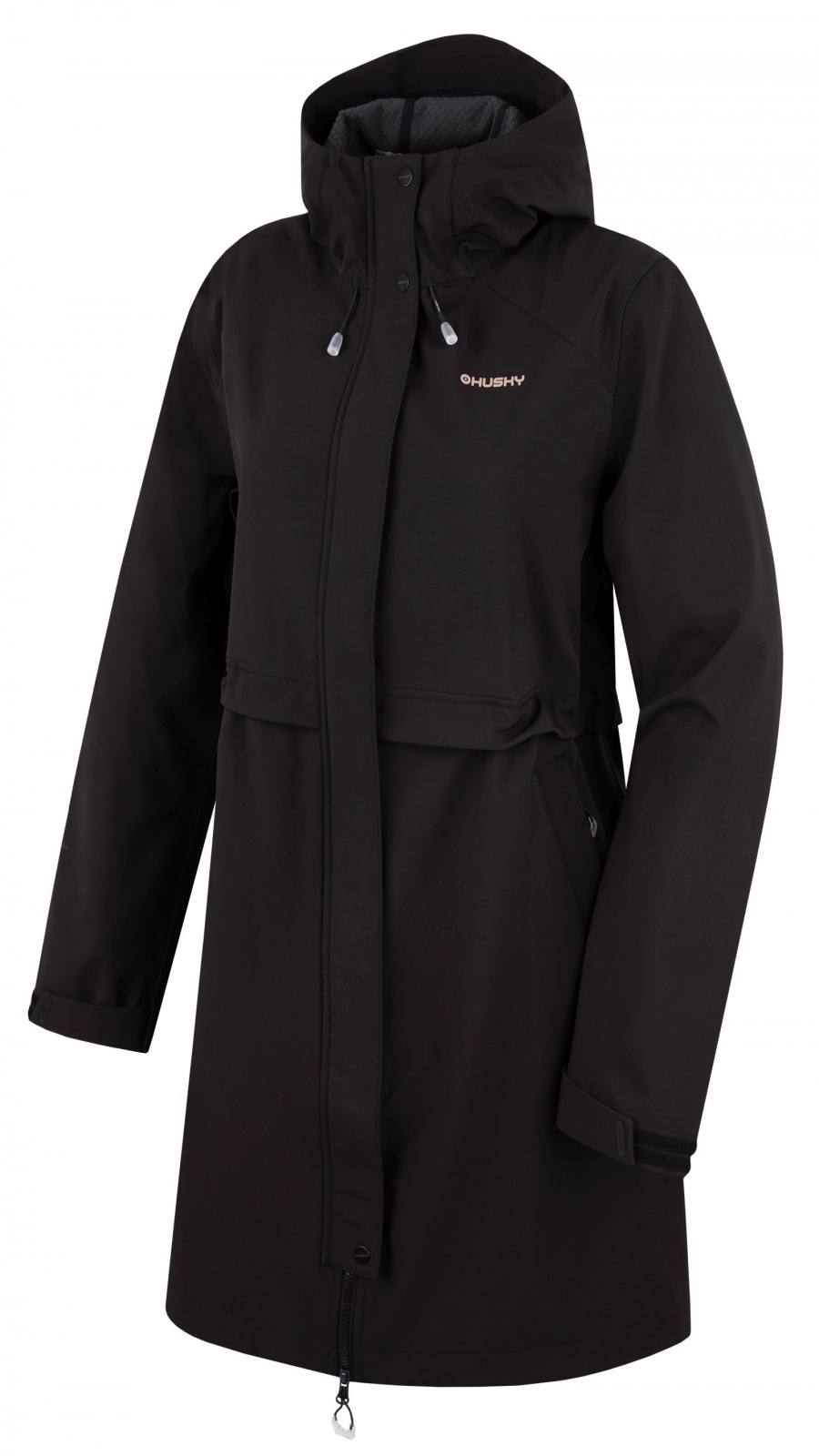 Husky Sephie L black, XS Dámsky softshell kabát