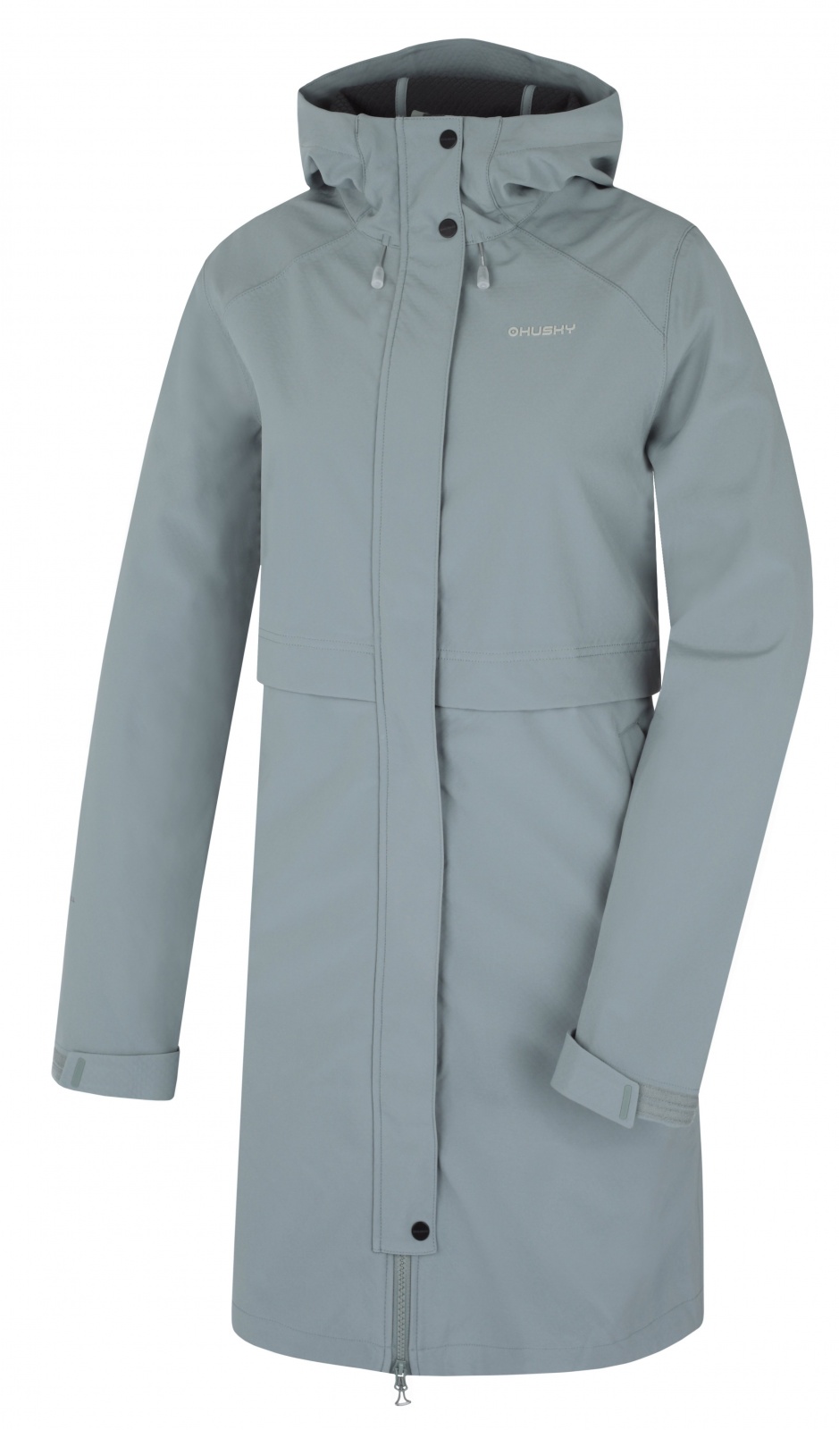 Husky  Sephie L faded green, M Dámsky softshell kabát