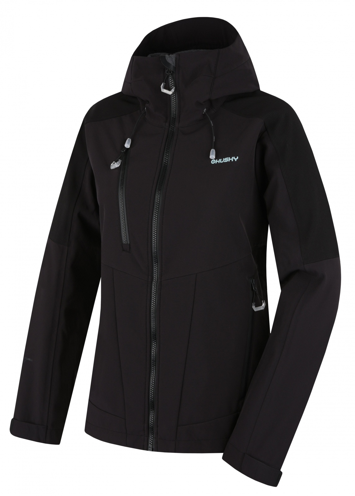 Husky Sevan L black, XXL Dámska softshell bunda