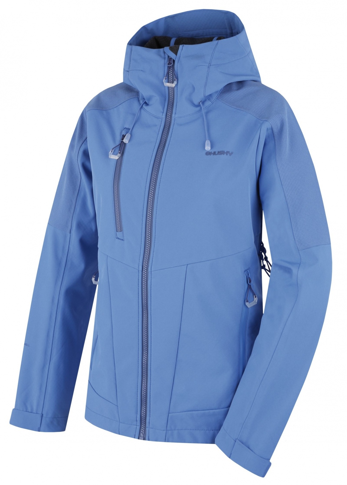 Husky Sevan L blue, L - plus Dámska softshell bunda