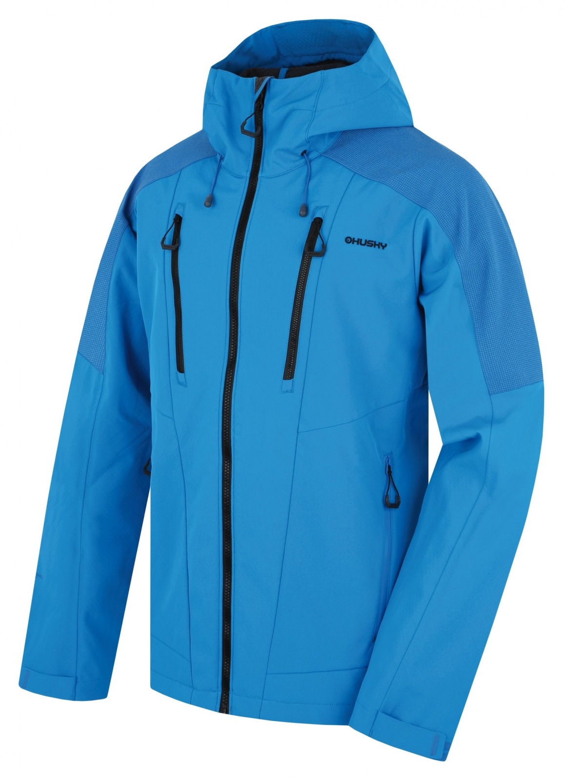Husky Sevan M neon blue, S Pánska softshellová bunda