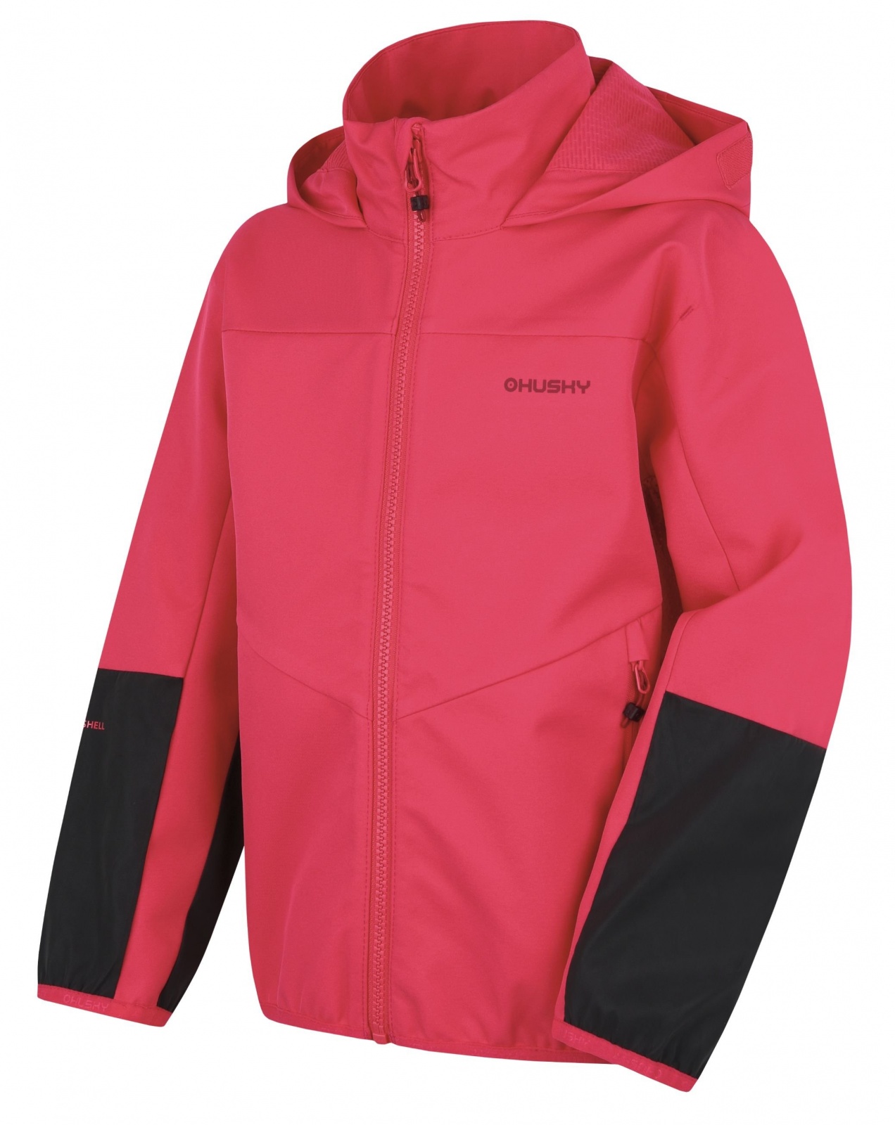 Husky Sonny K pink, 134 Detská softshell bunda
