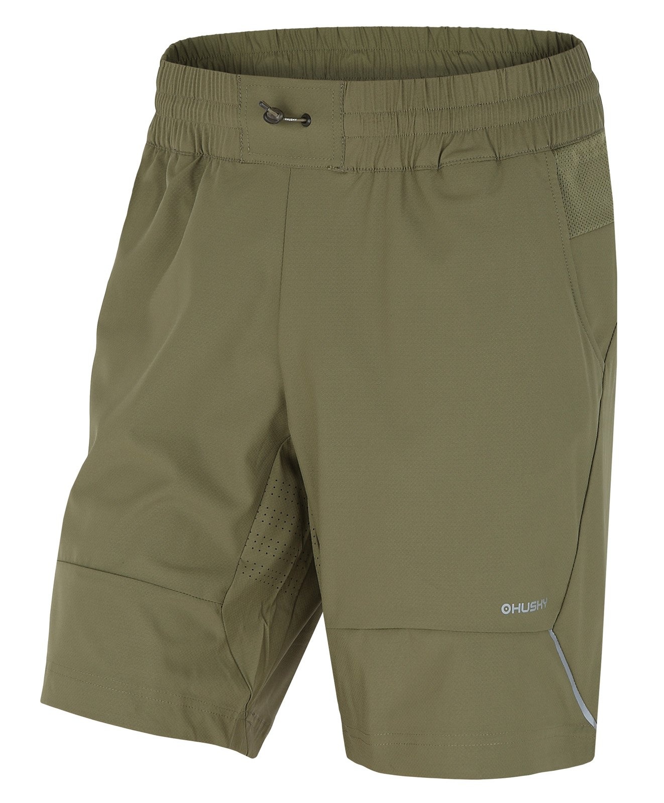 Husky Speedy M tm. khaki, XXL Pánske šport šortky