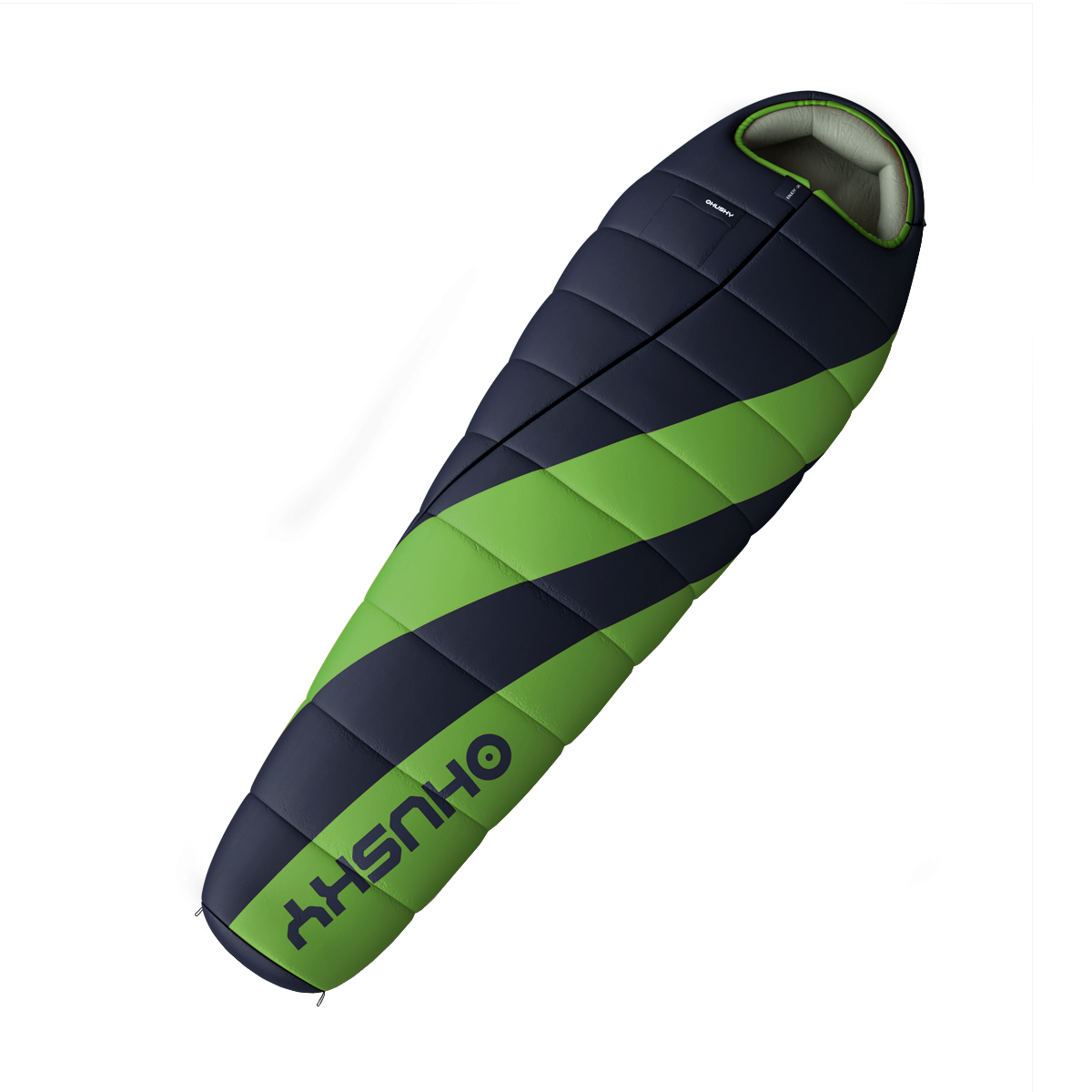 Husky Espace -6°C zelená Syntetický trojsezónny spacák