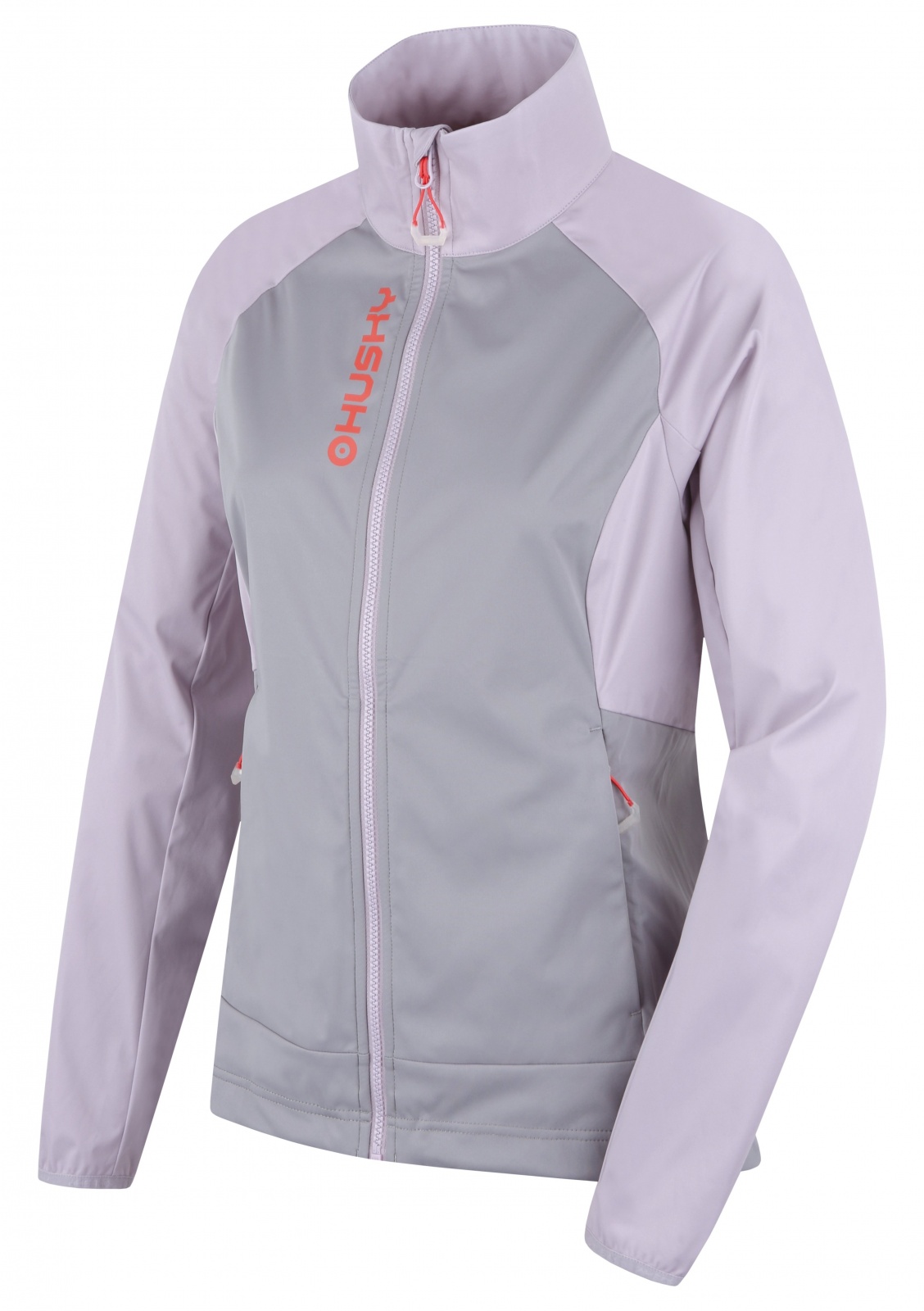Husky Suli L purple/grey, M Dámska softshell bunda