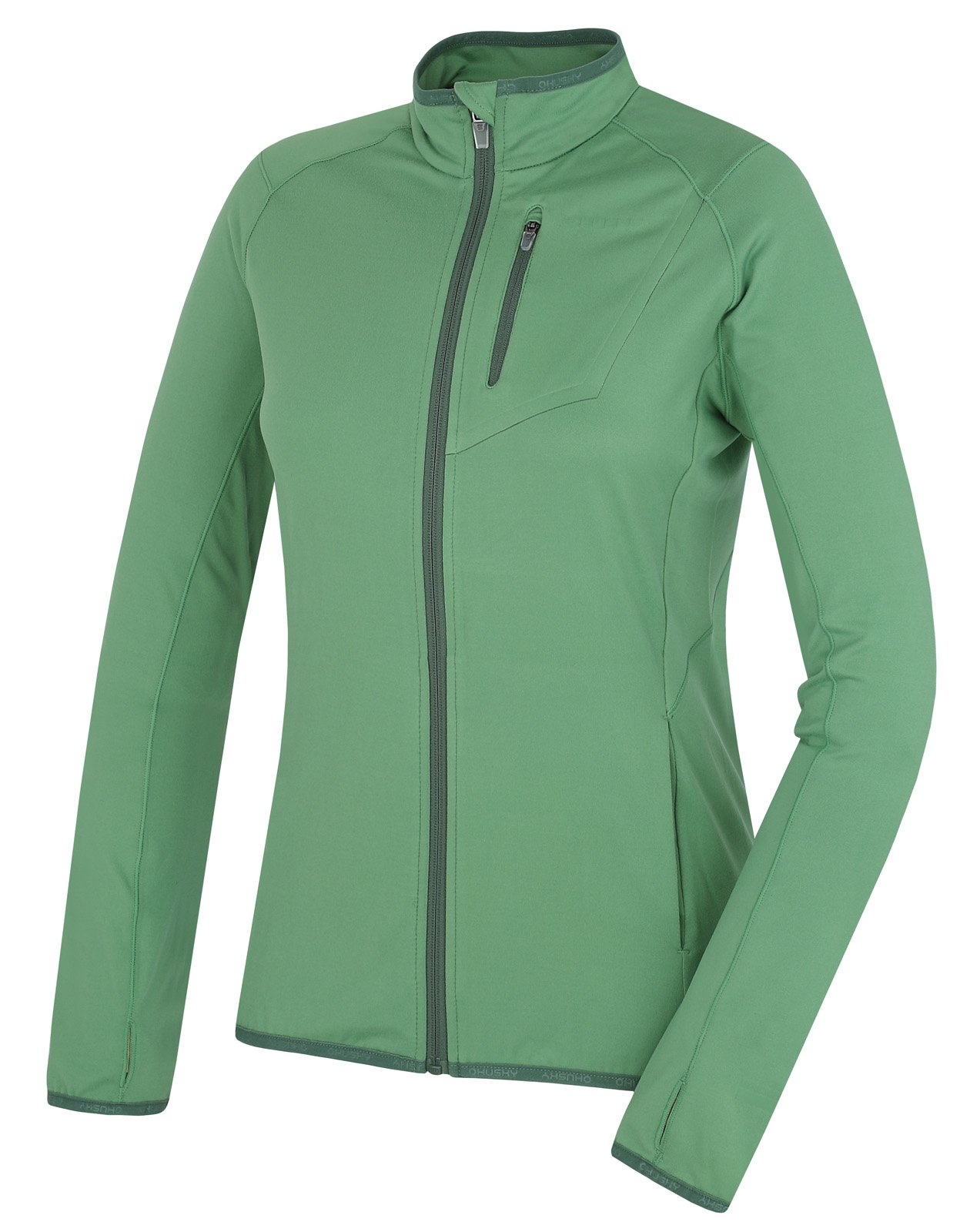 Husky Tarp zips L zelená, S Dámska mikina na zips