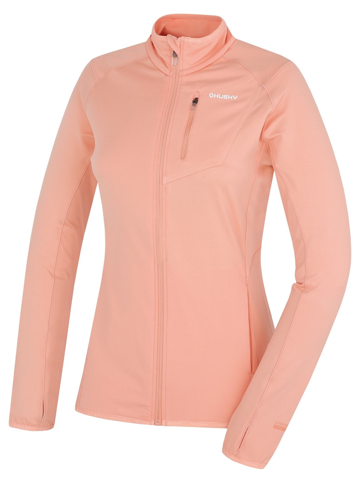Husky Tarp zips L sv. ružová, XXL Dámska mikina na zips