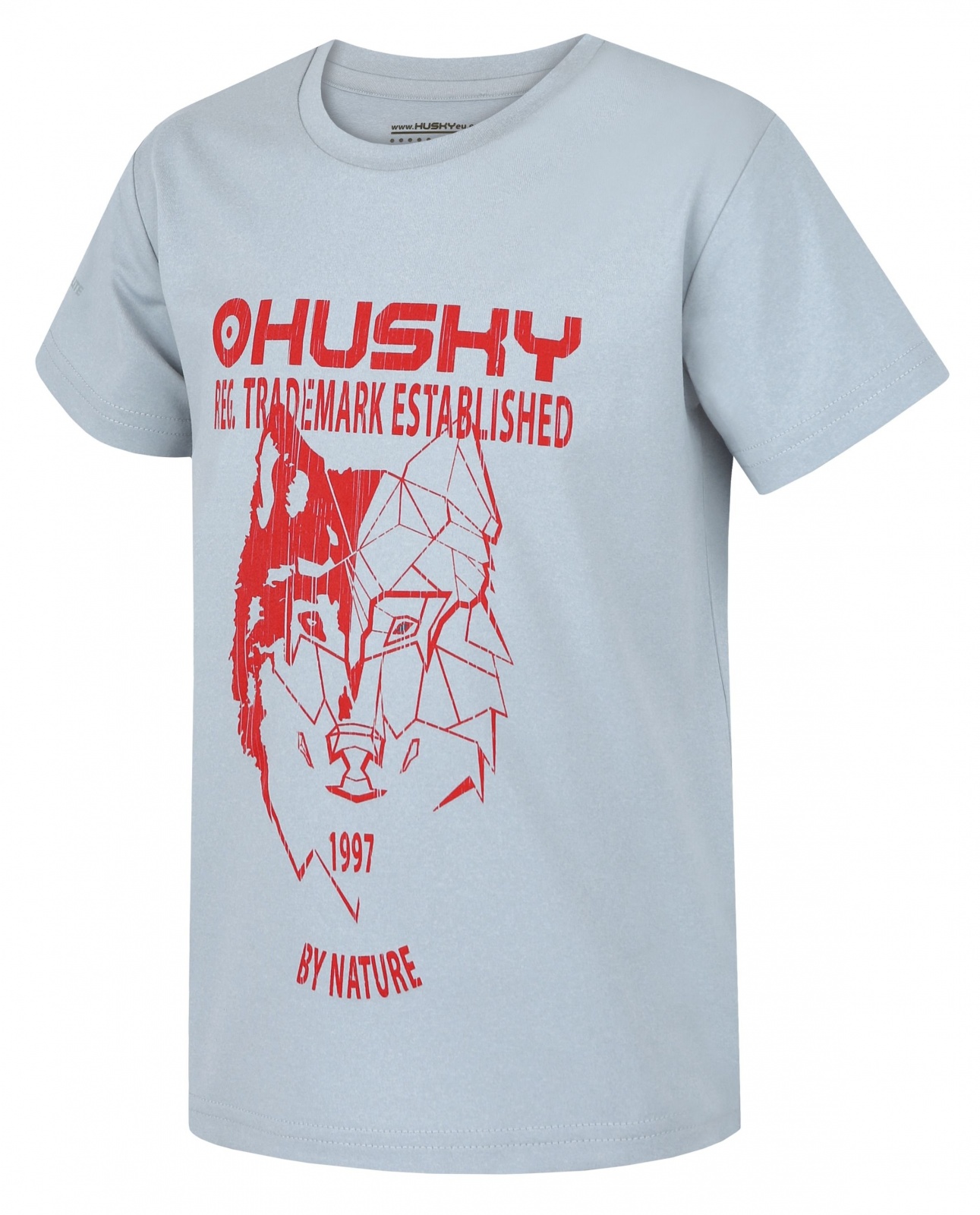 Husky Tash K lt. grey, 140 Detské funkčné tričko