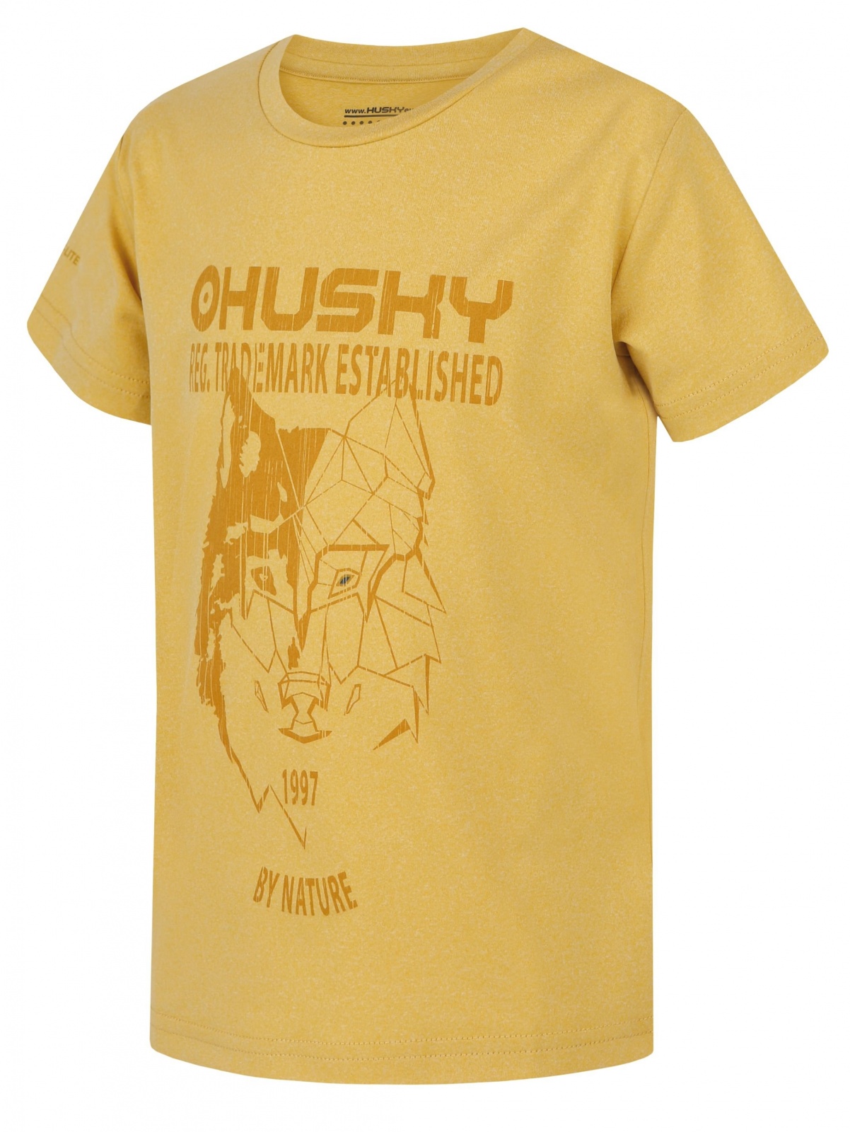 Husky Tash K yellow, 134 Detské funkčné tričko
