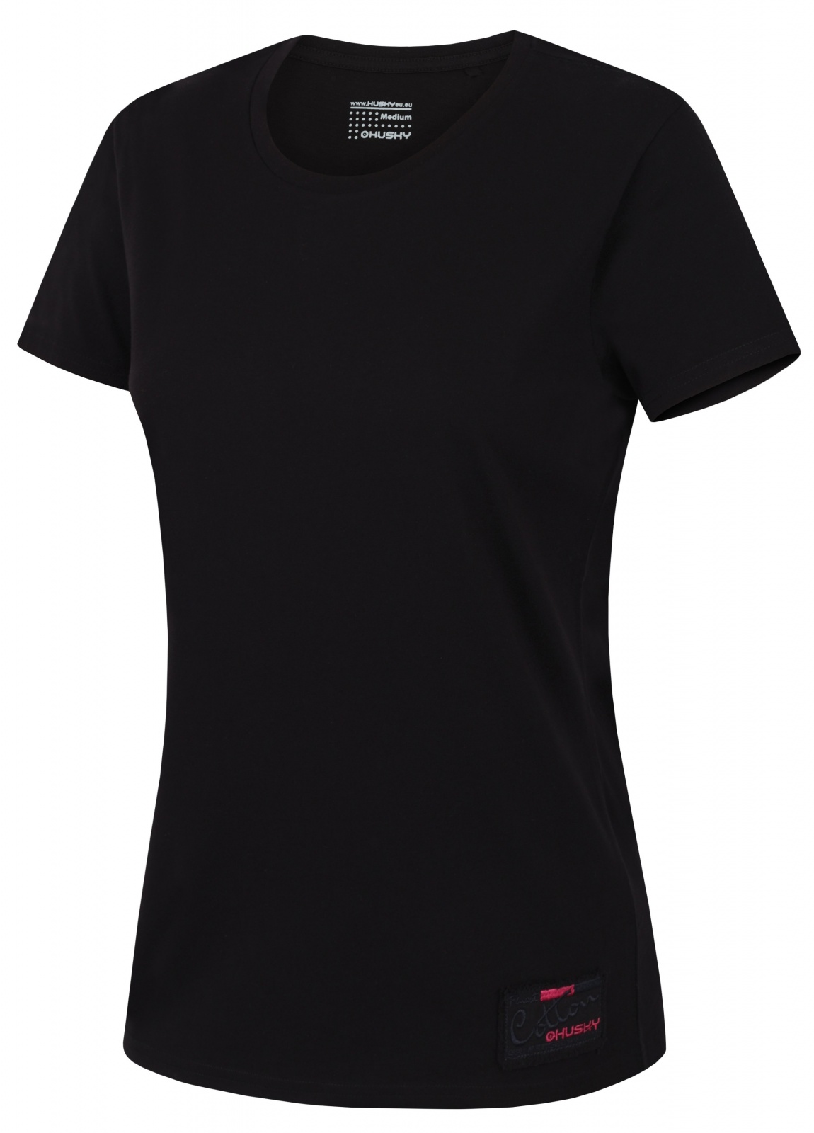 Husky Tee Base L black, XS Dámske bavlnené tričko