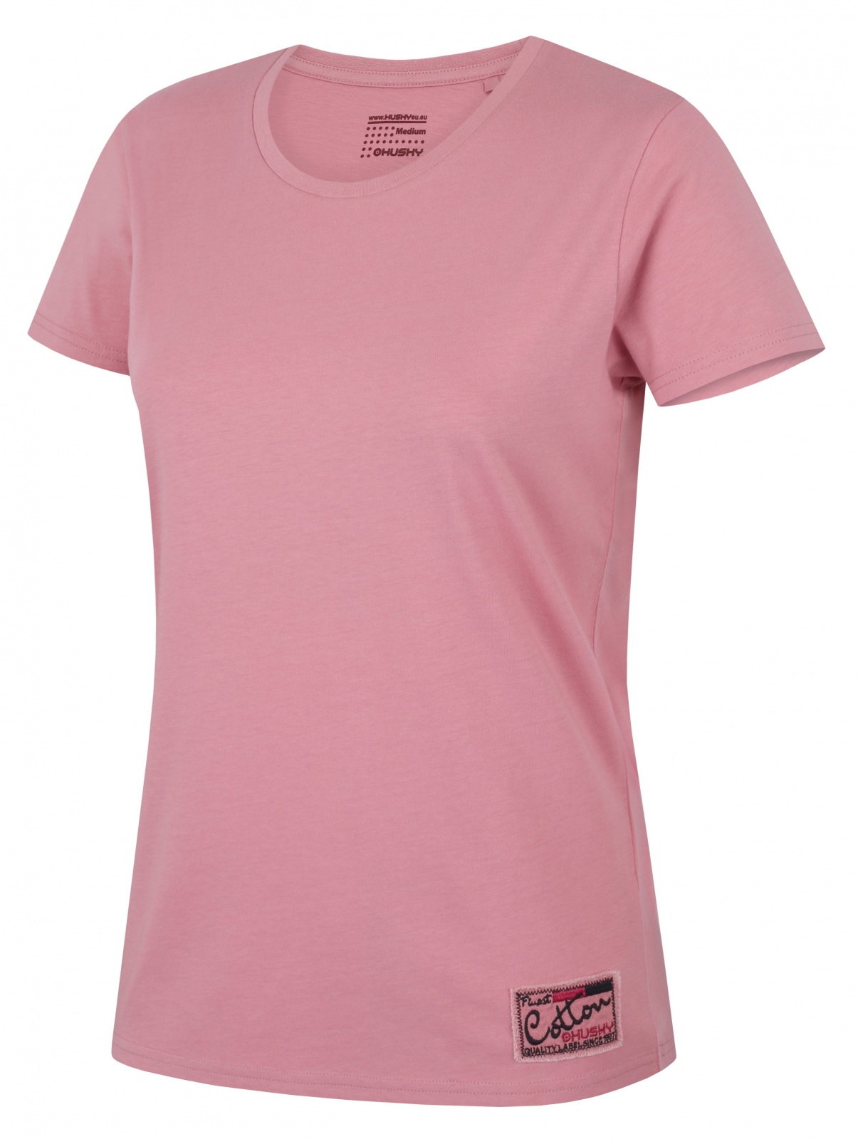 Husky Tee Base L pink, XS Dámske bavlnené tričko