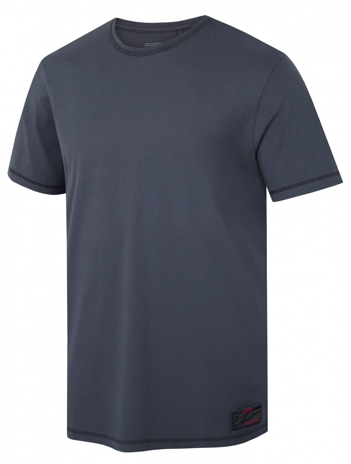 Husky Tee Base M dark grey, XXXL Pánske bavlnené tričko