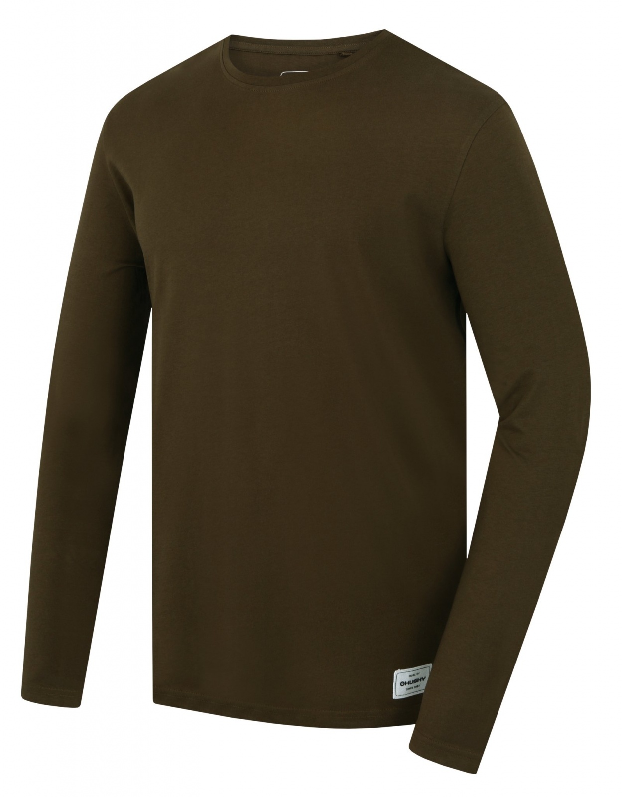 Husky Tee Loba M dark khaki, S Pánske bavlnené tričko