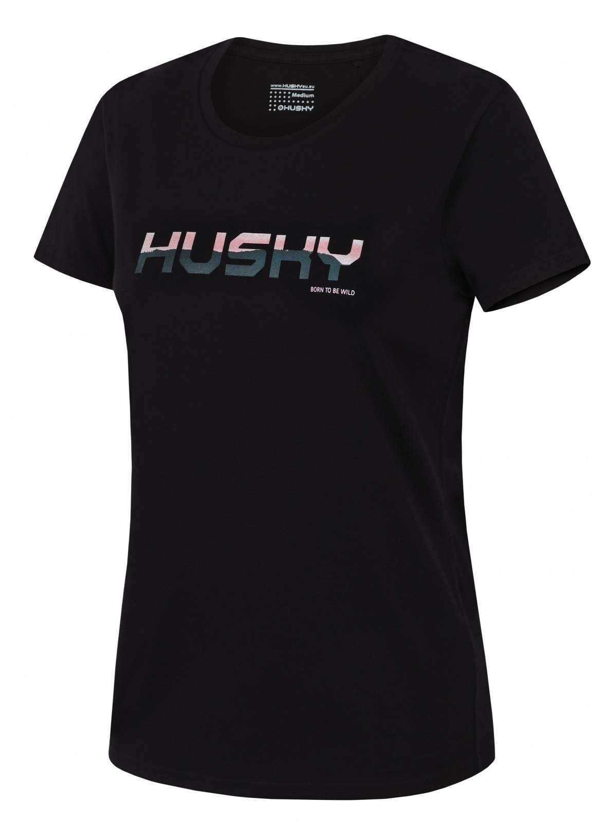 Husky Tee Wild L black, M Dámske bavlnené tričko