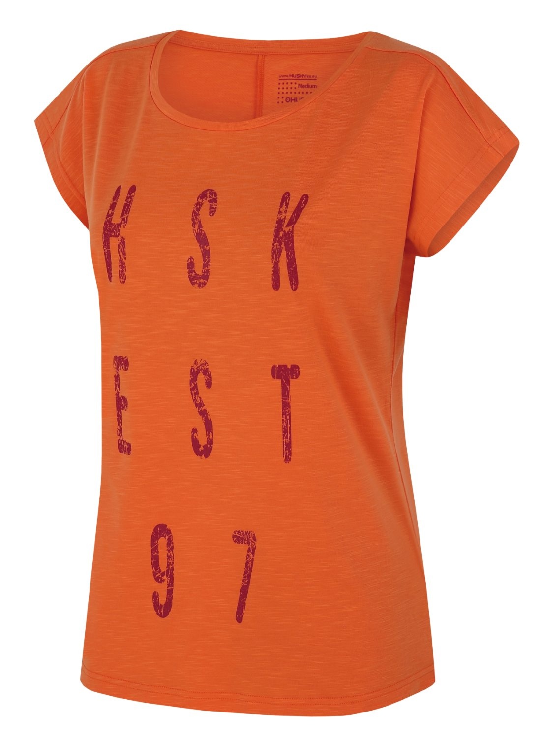 Husky Tingl L lt. orange, M Dámske funkčné tričko