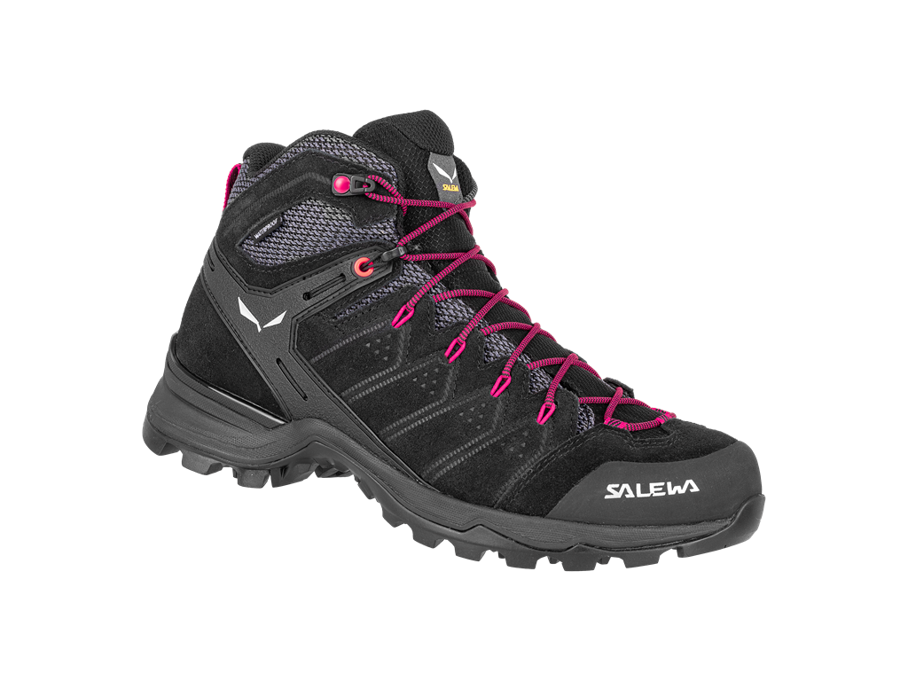 E-shop Salewa ALP MATE MID WP Black Out/Virtual Pink, 42 Dámske topánky